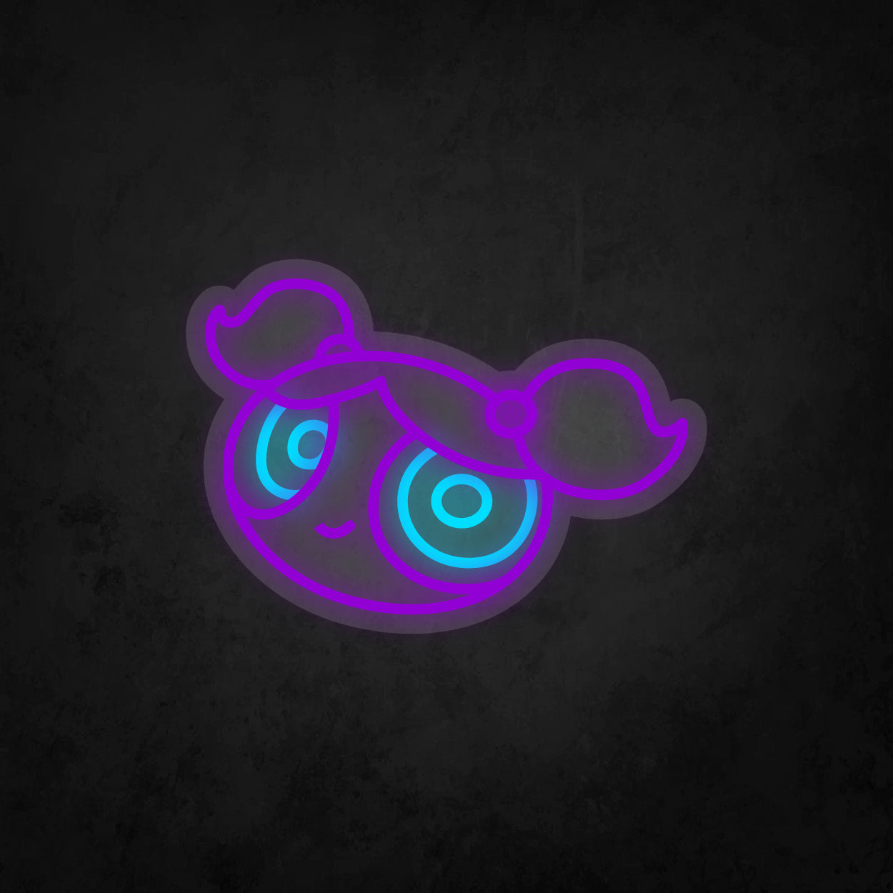 LED Neon Sign - Powerpuff Girls - Bobbles - Small
