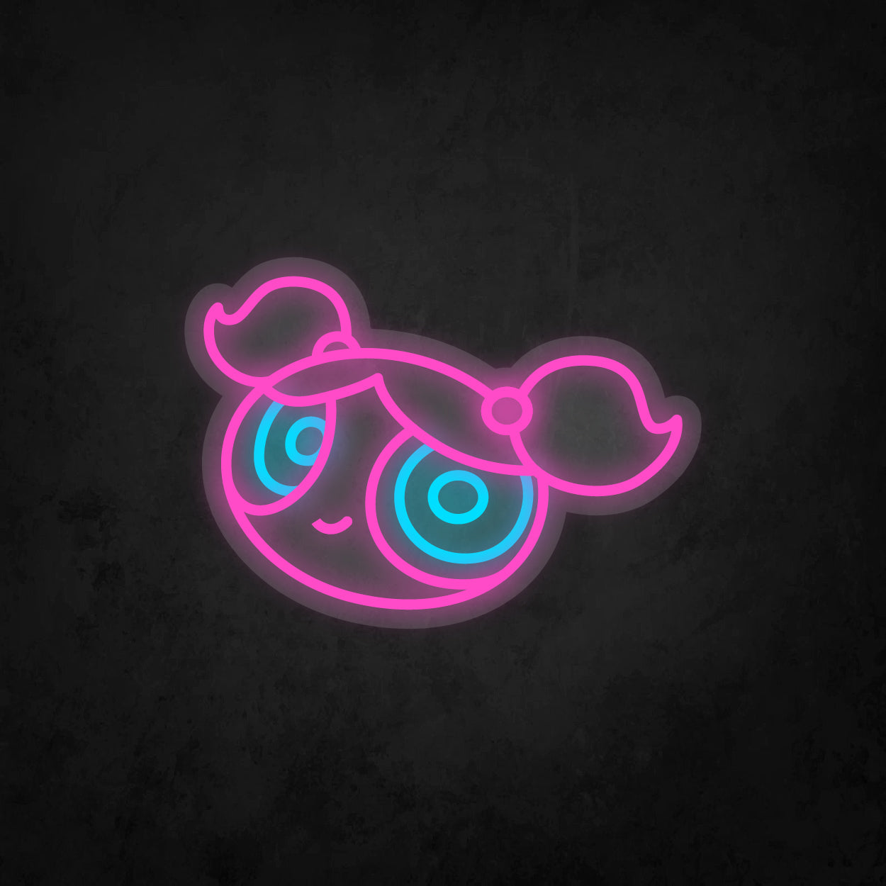 LED Neon Sign - Powerpuff Girls - Bobbles - Small