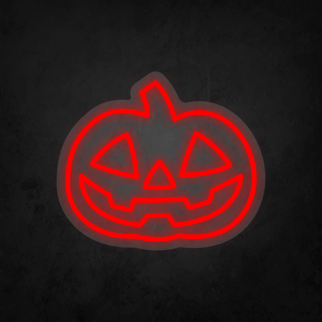 LED Neon Sign - Pumpkin Head - Small