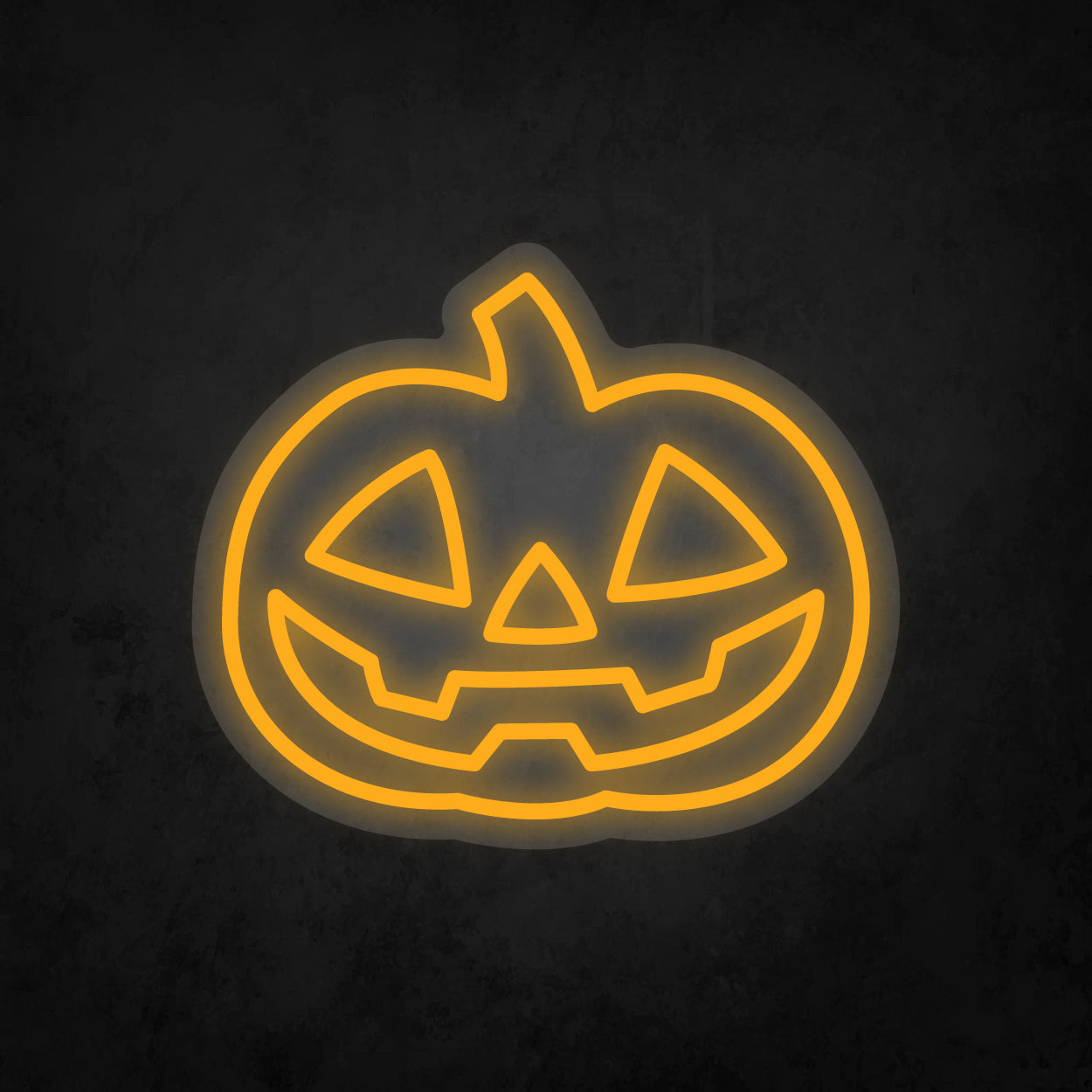 LED Neon Sign - Pumpkin Head - Small