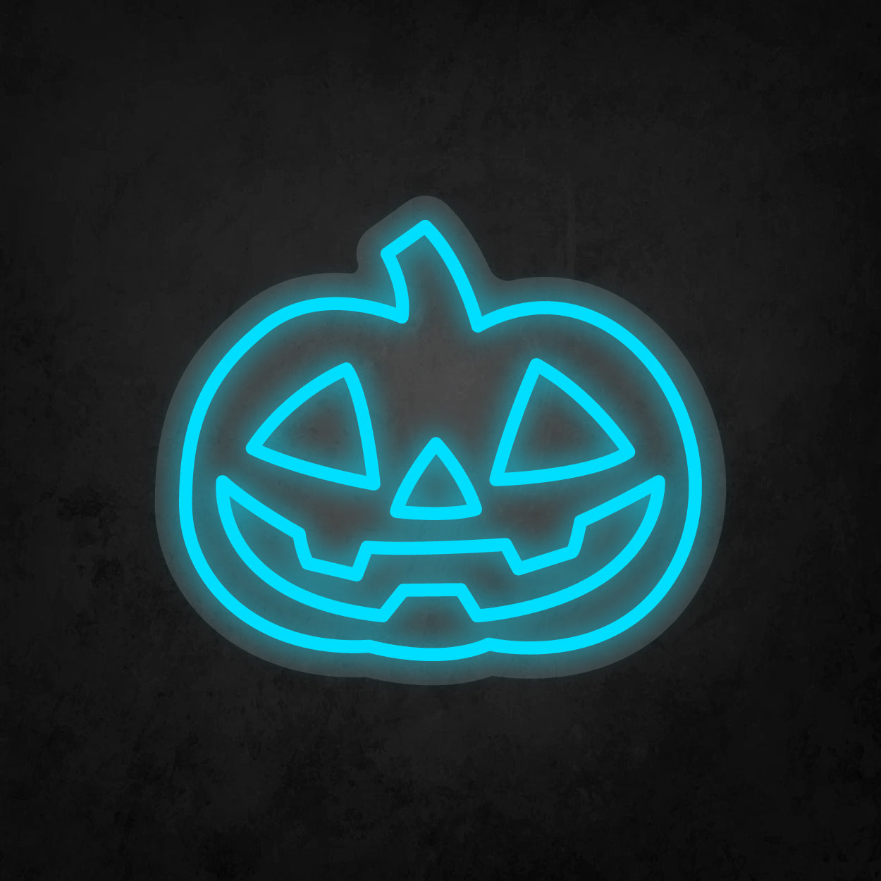 LED Neon Sign - Pumpkin Head - Small