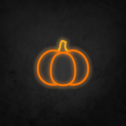 LED Neon Sign - Pumpkin Small