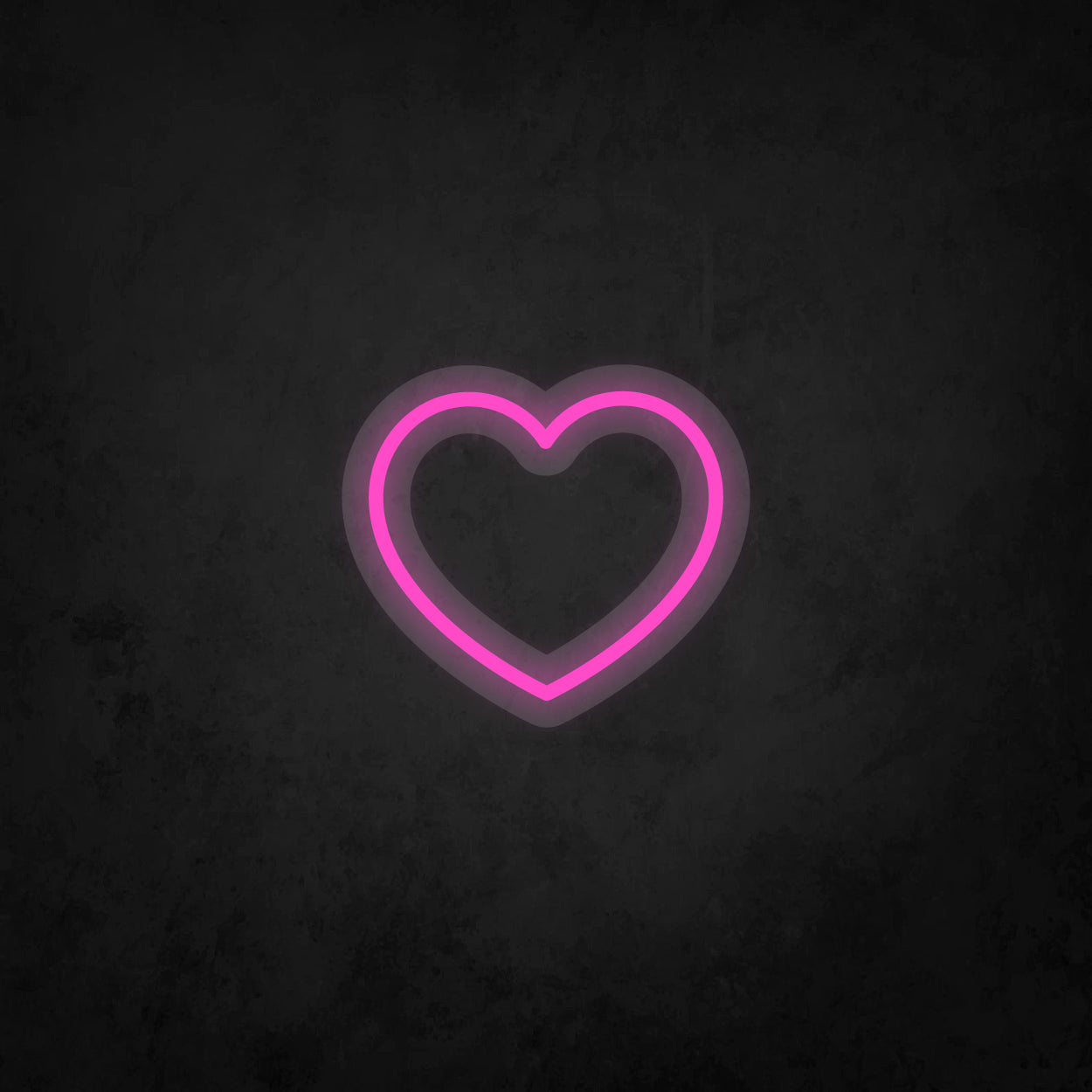 LED Neon Sign - Regular Heart Small