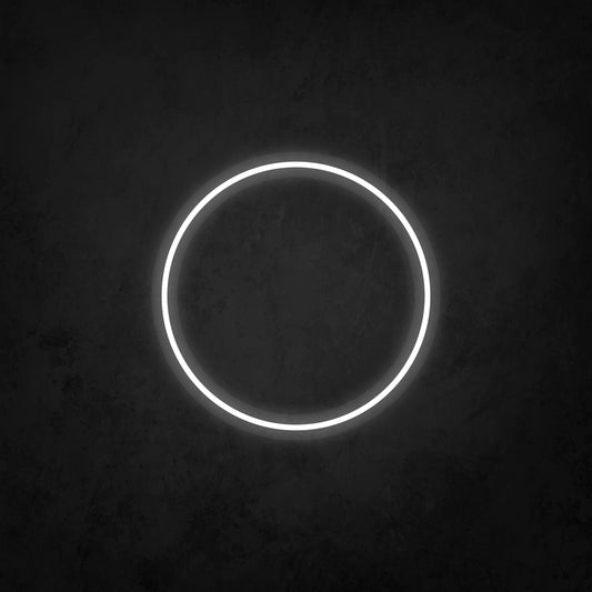 LED Neon Sign - Round Frame 16x16