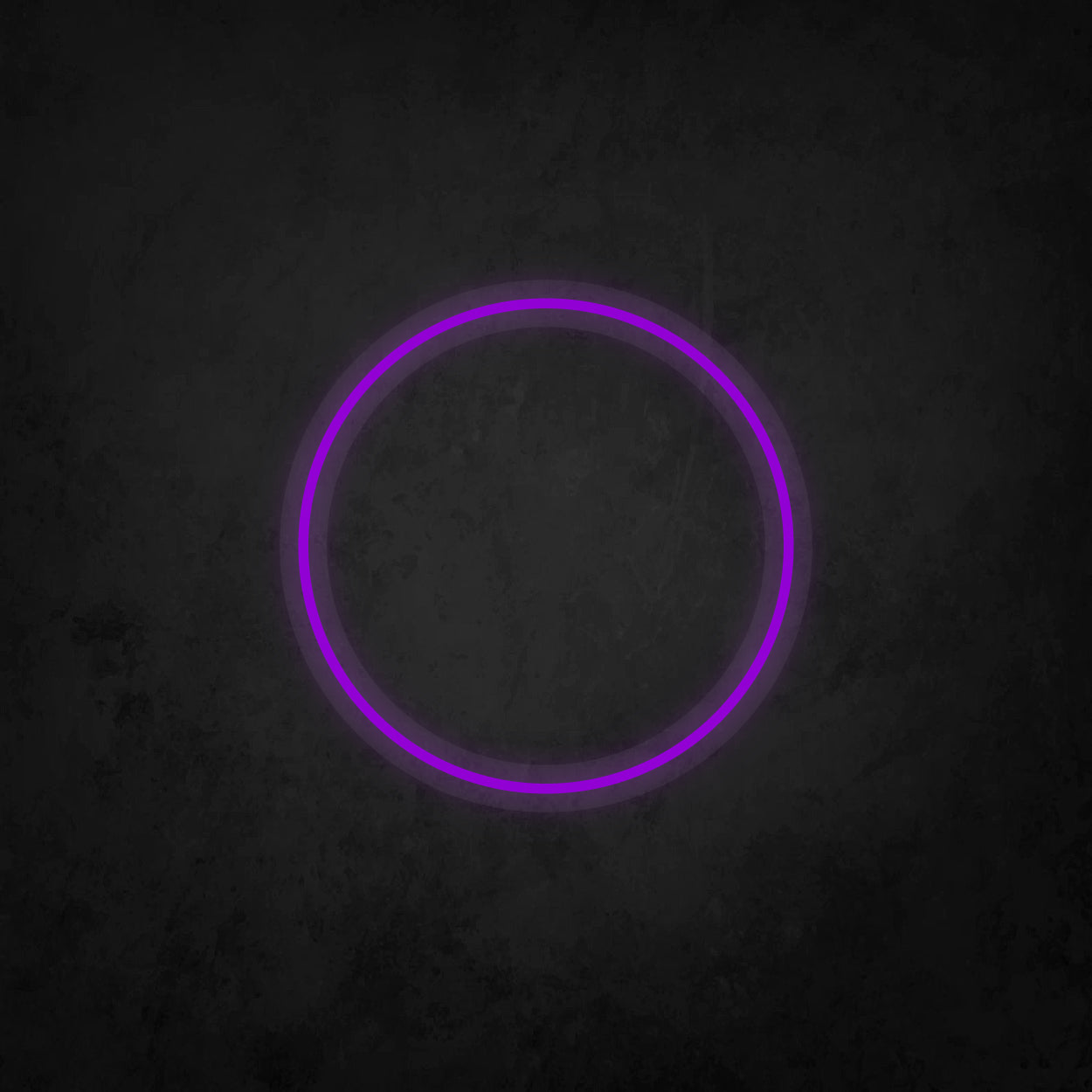 LED Neon Sign - Round Frame 16x16