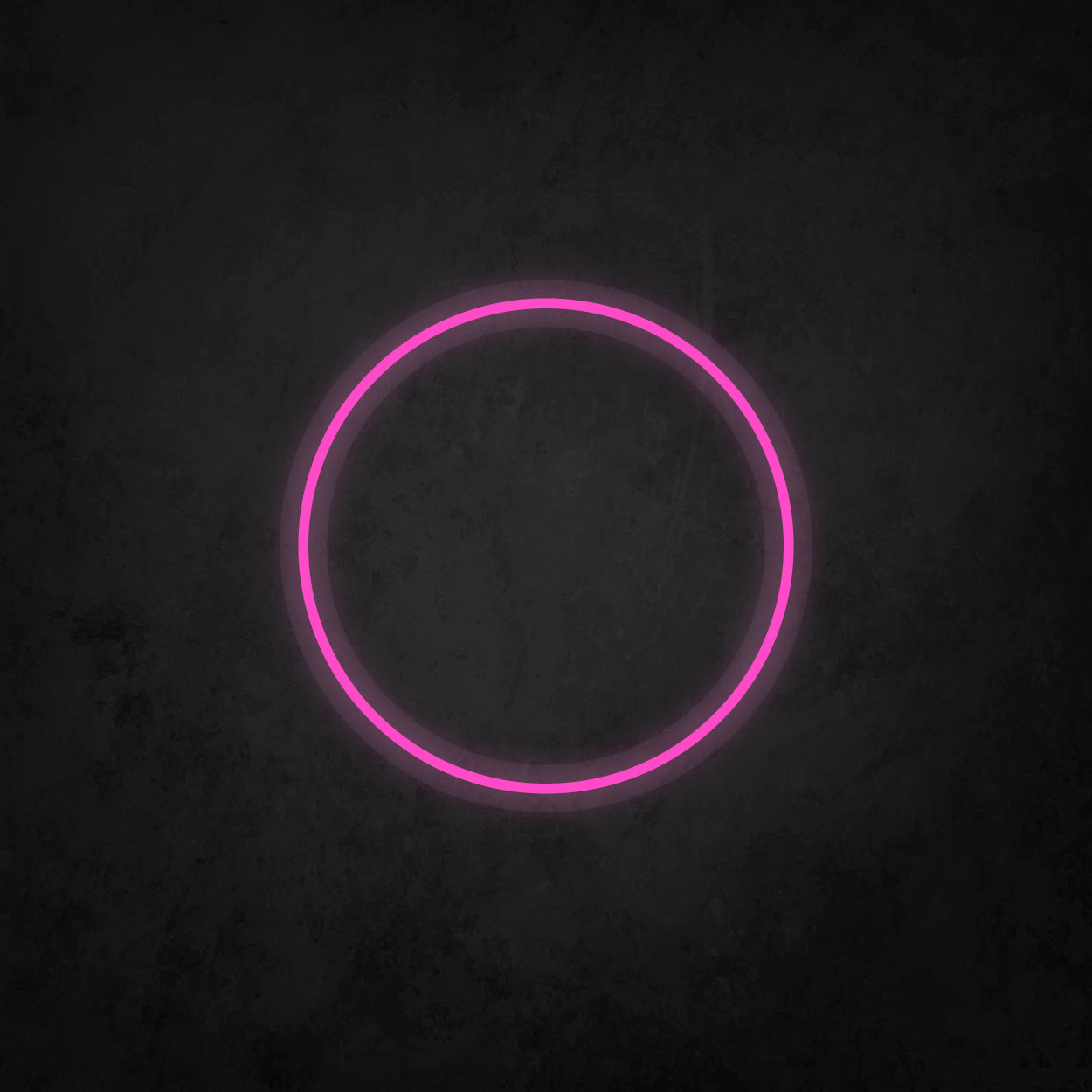 LED Neon Sign - Round Frame 16x16