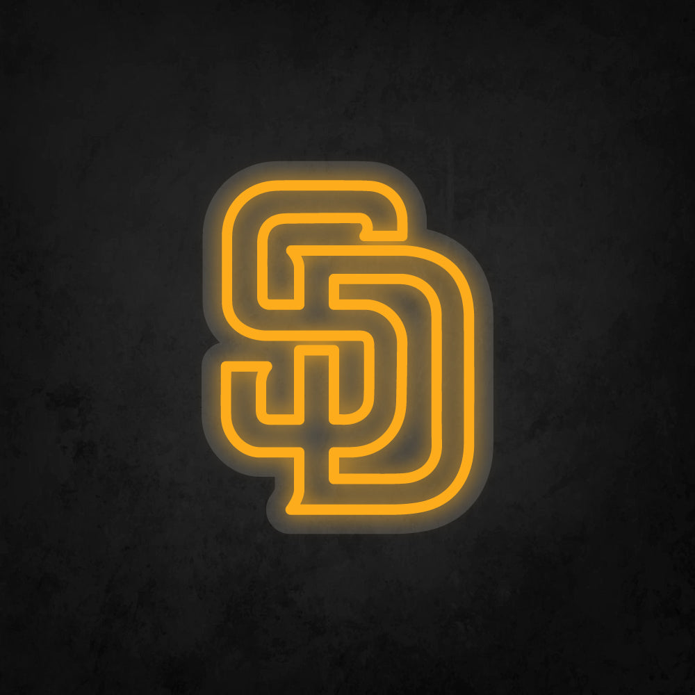 LED Neon Sign - San Diego Padres - Small