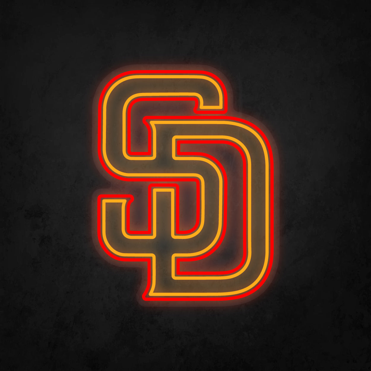 LED Neon Sign - San Diego Padres Large