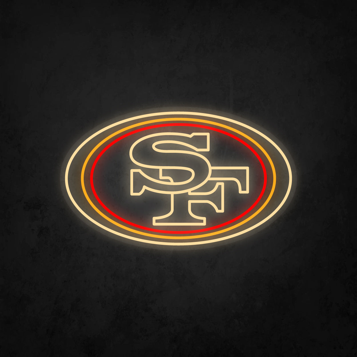 LED Neon Sign - San Francisco 49ers Large