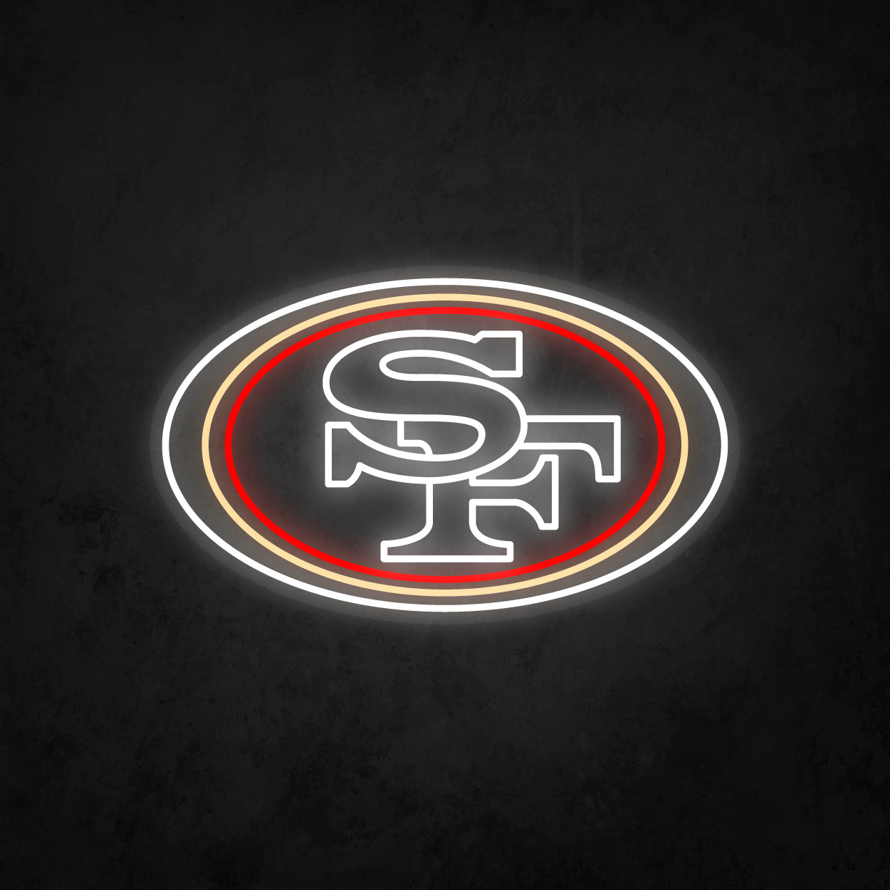 LED Neon Sign - San Francisco 49ers Large