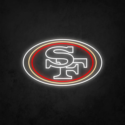LED Neon Sign - San Francisco 49ers Large