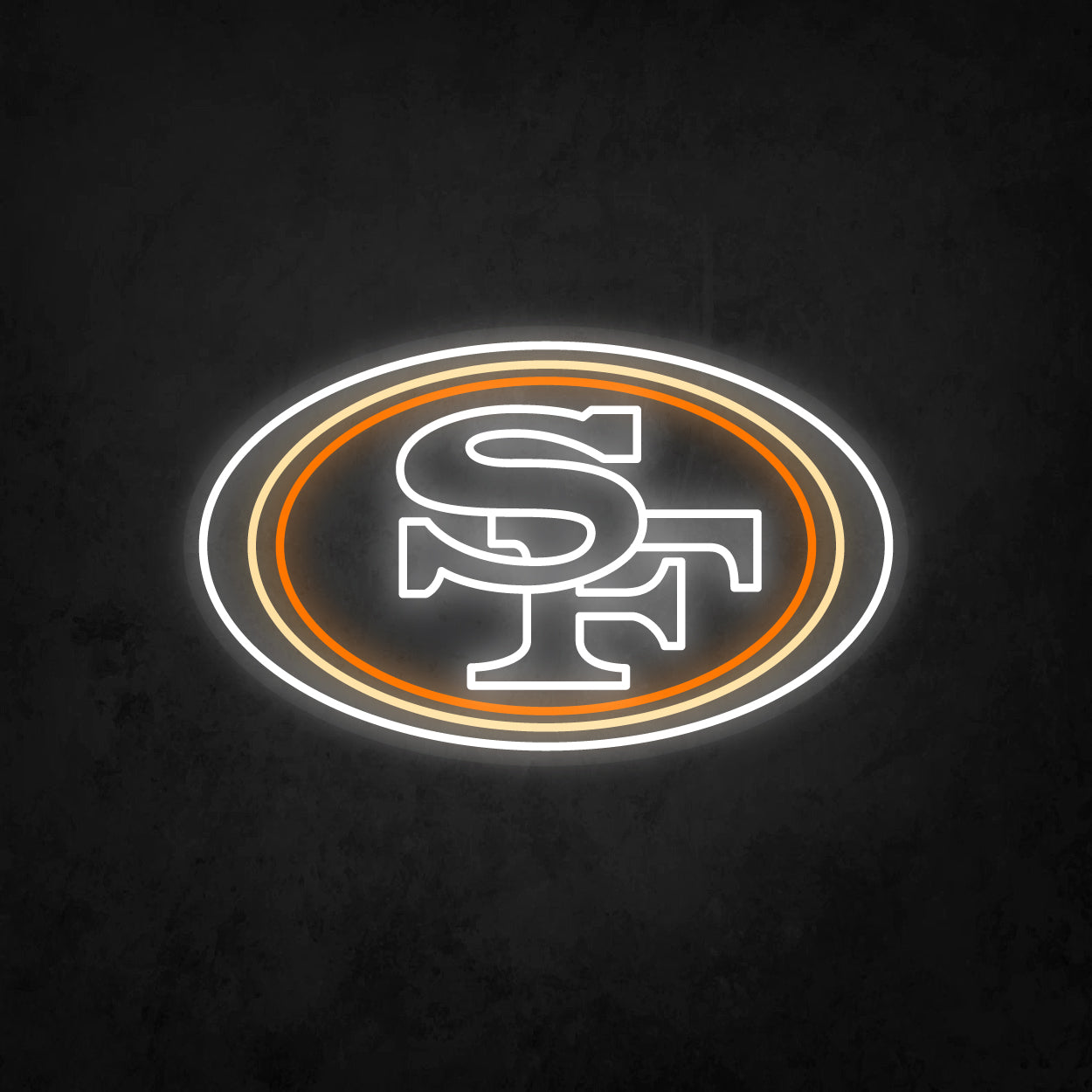 LED Neon Sign - San Francisco 49ers Large