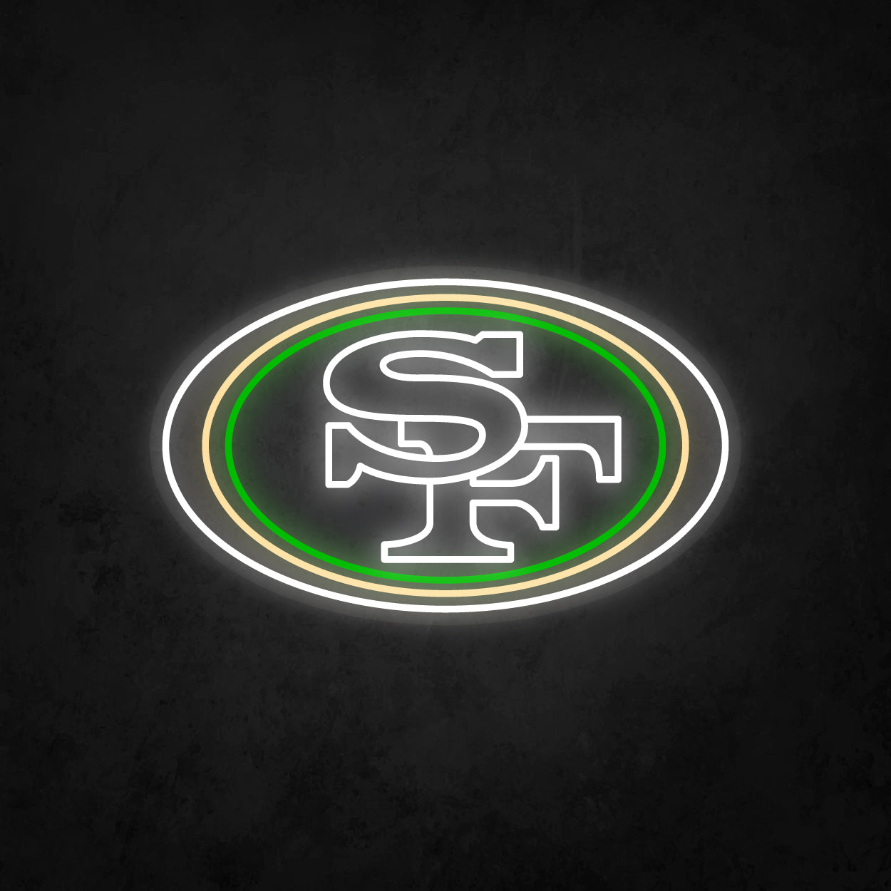 LED Neon Sign - San Francisco 49ers Large