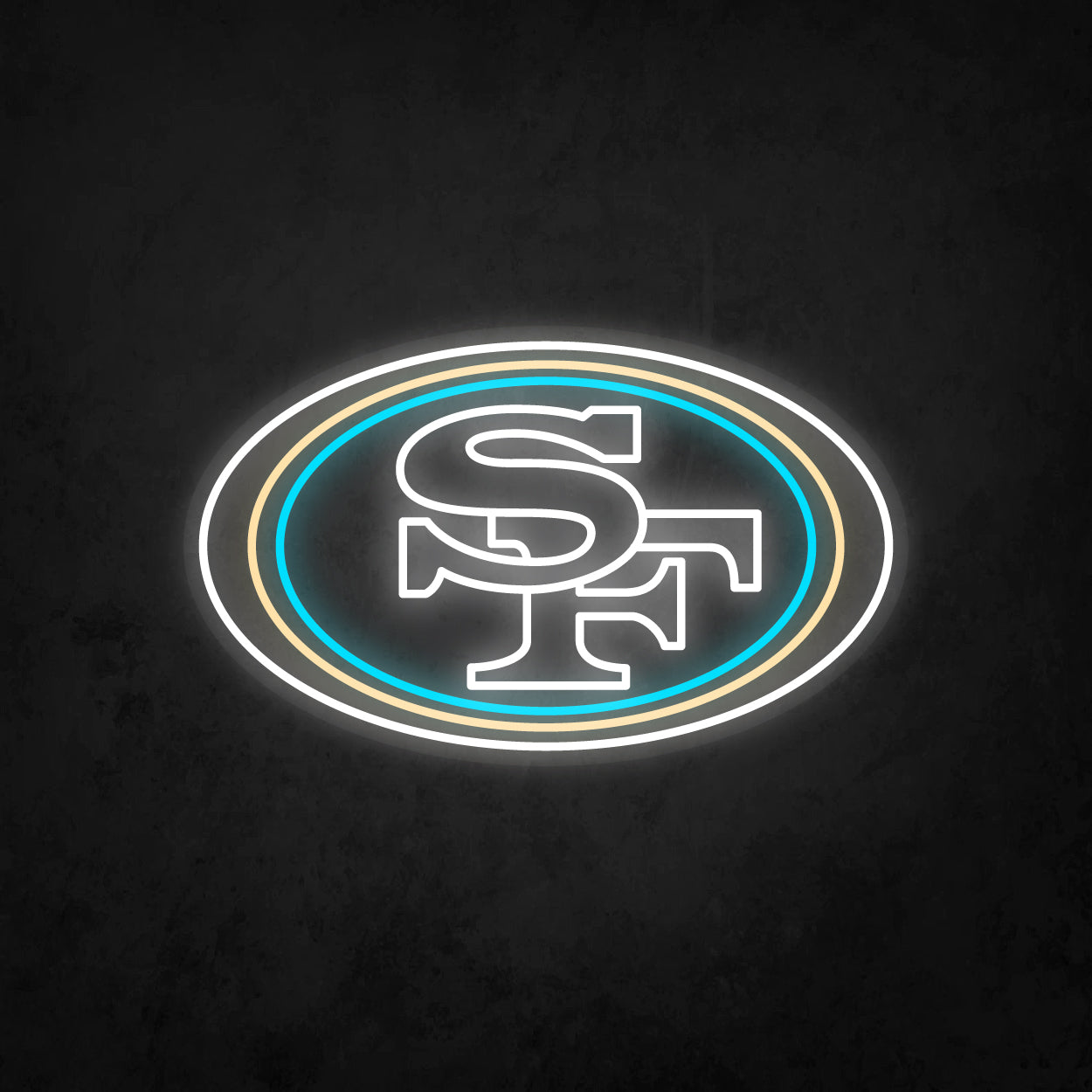 LED Neon Sign - San Francisco 49ers Large