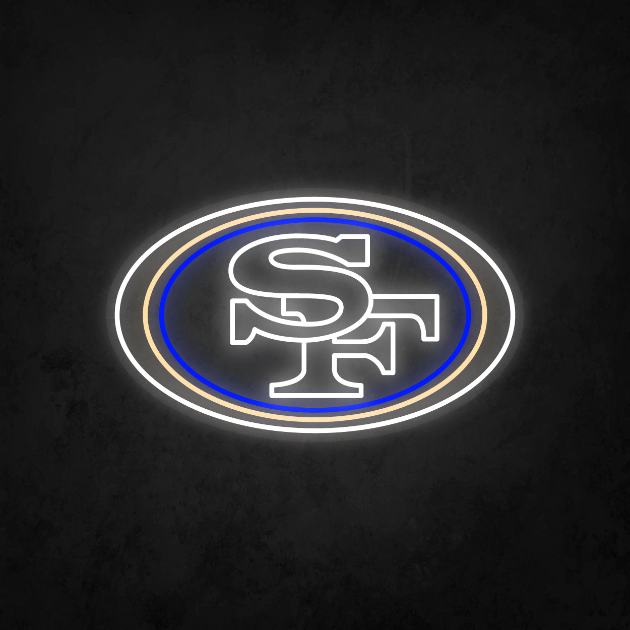 LED Neon Sign - San Francisco 49ers Large