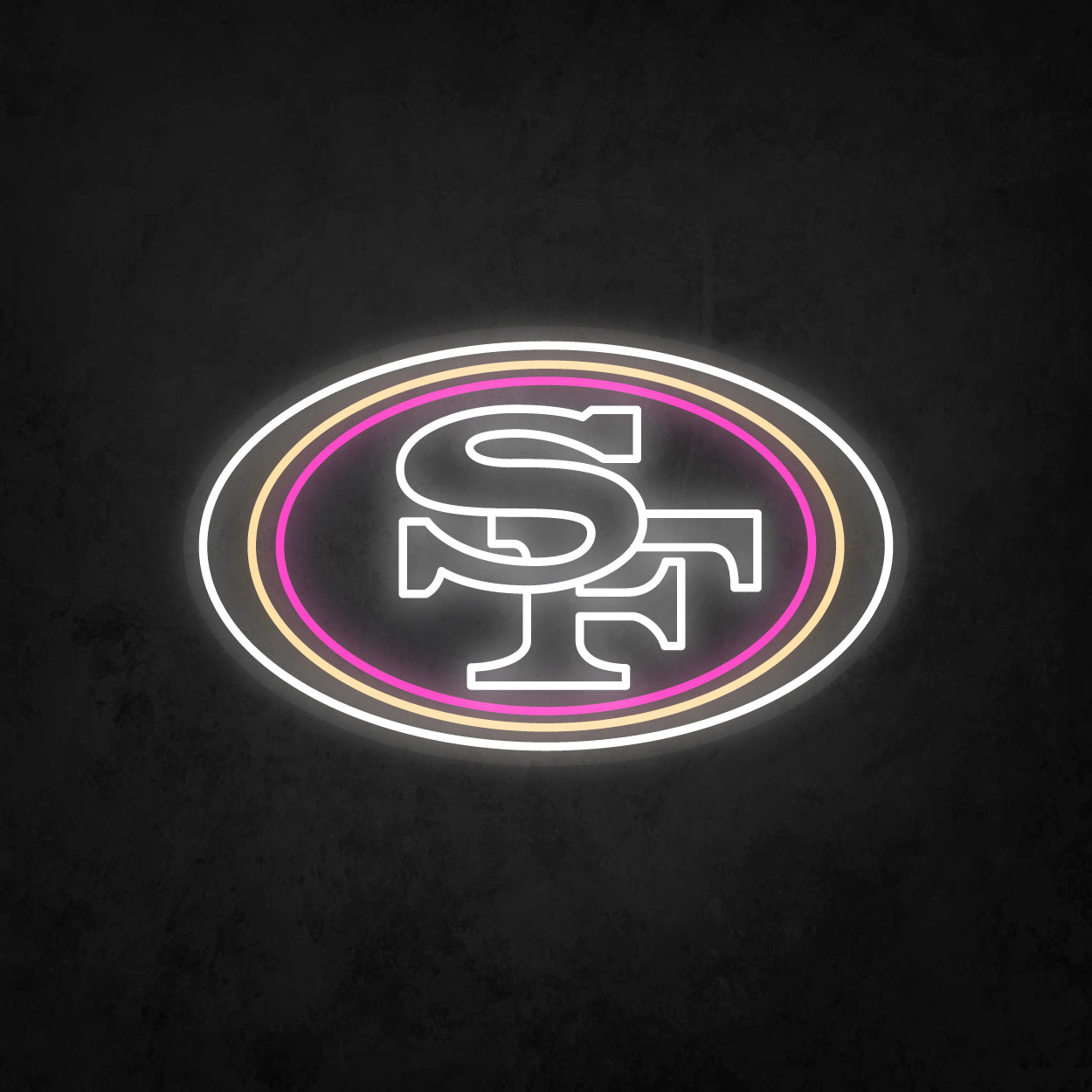 LED Neon Sign - San Francisco 49ers Large