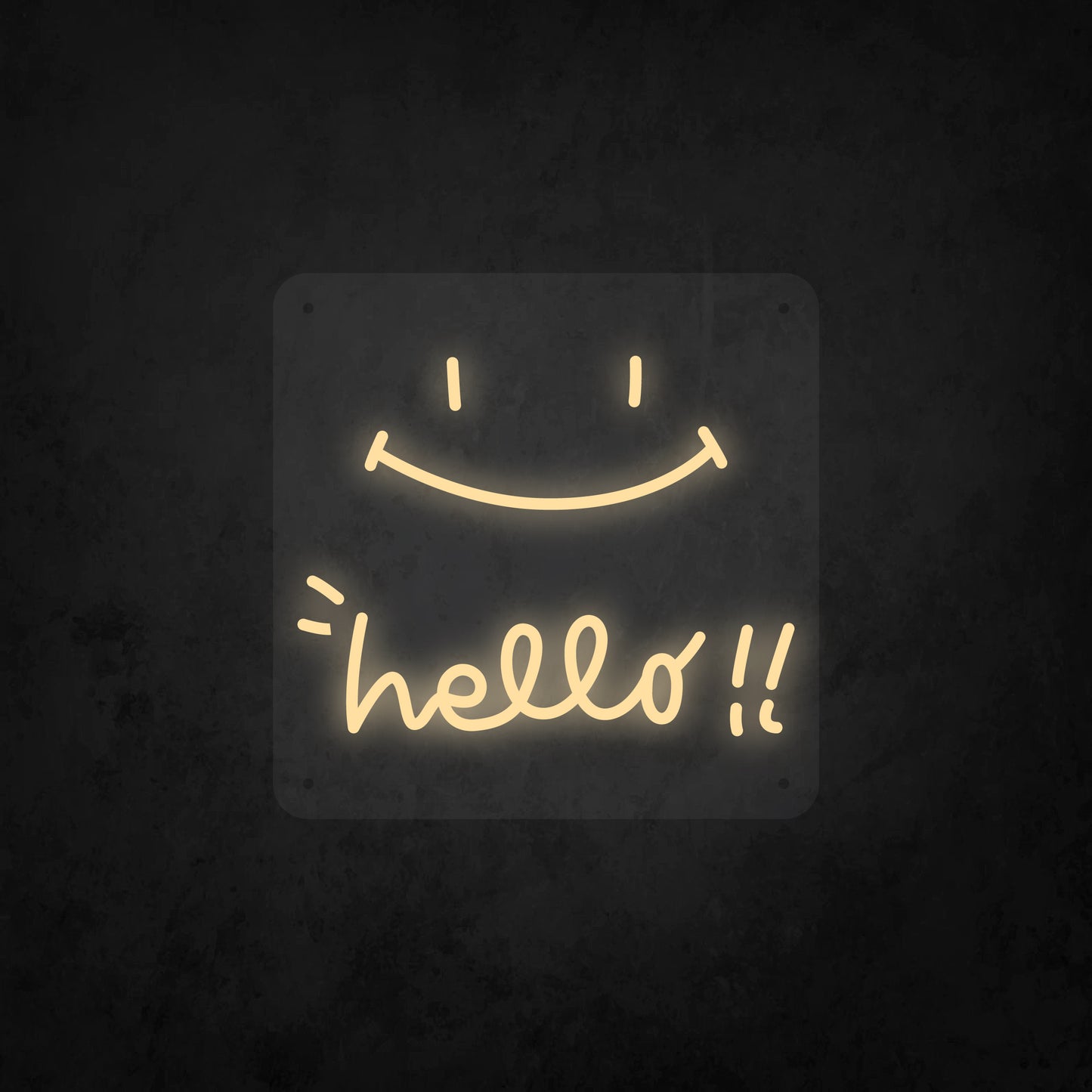 LED Neon Sign - Smile Hello