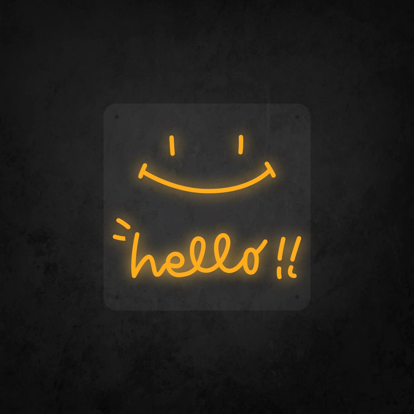 LED Neon Sign - Smile Hello