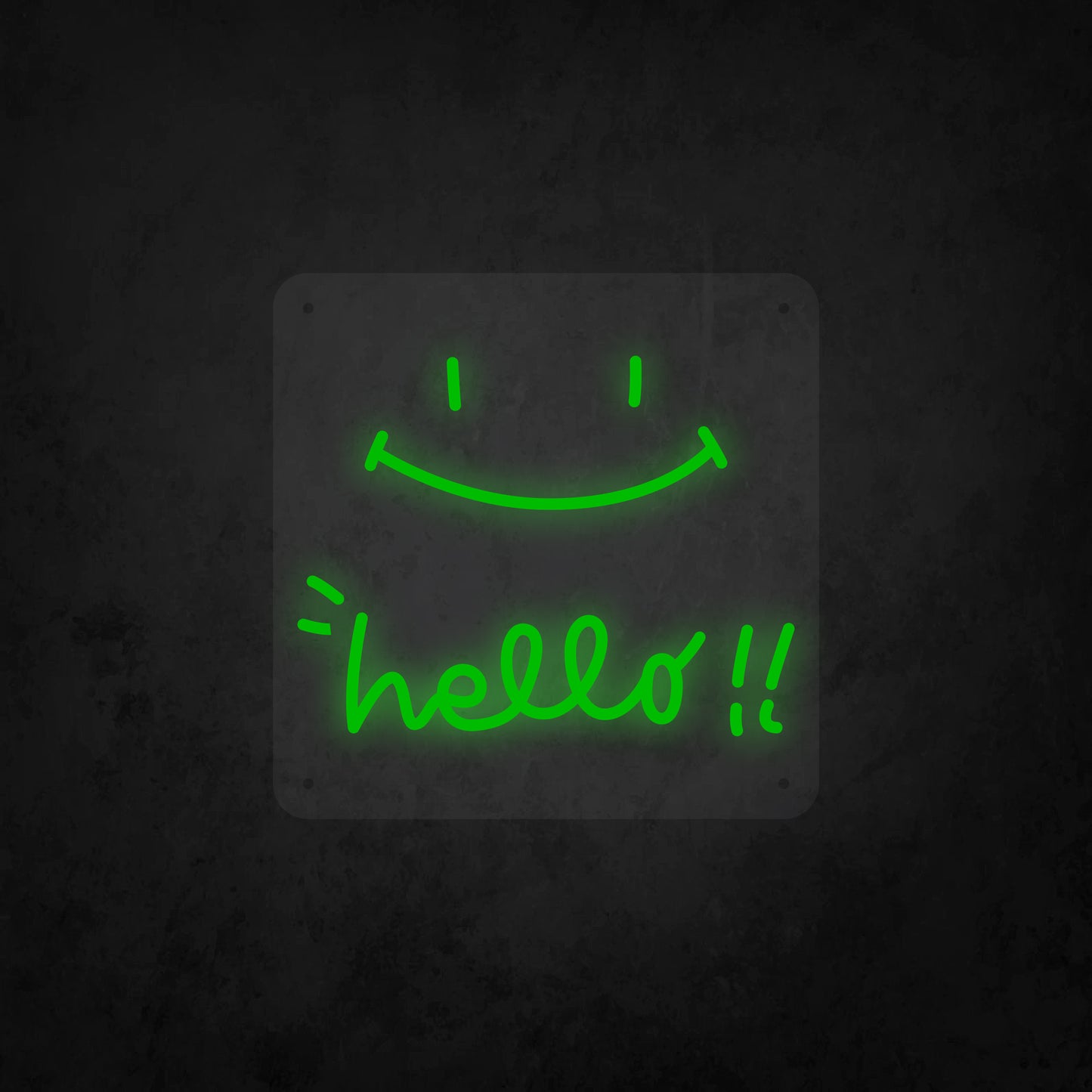 LED Neon Sign - Smile Hello