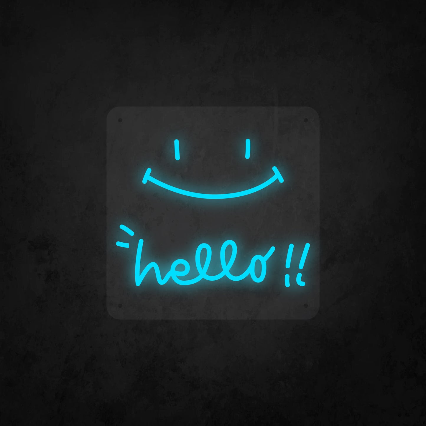 LED Neon Sign - Smile Hello