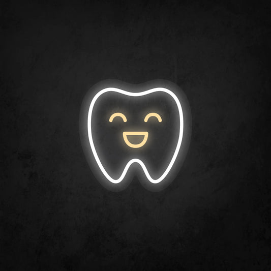 LED Neon Sign - Smile Tooth