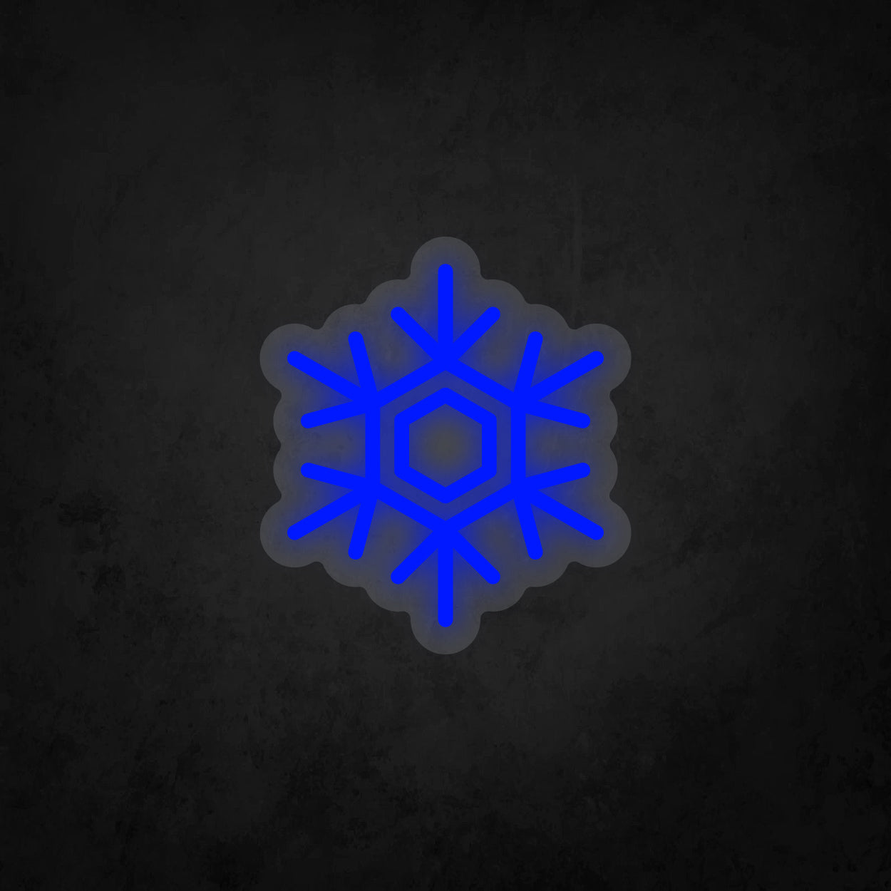 LED Neon Sign - Snowflake - A