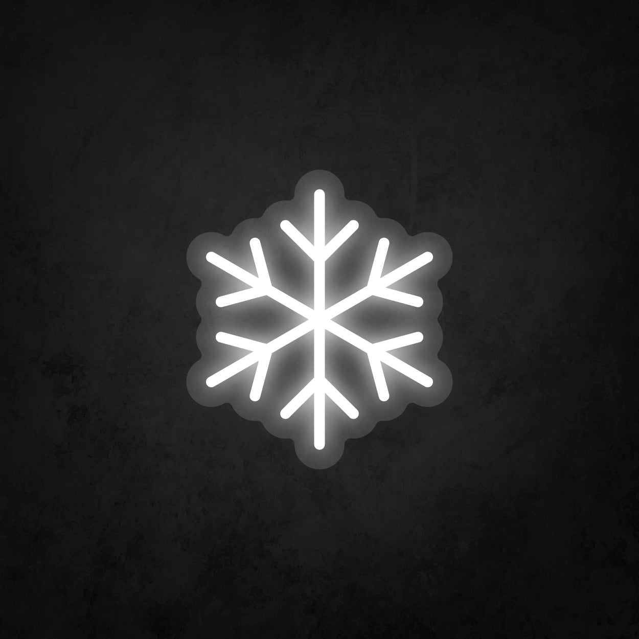 LED Neon Sign - Snowflake - B