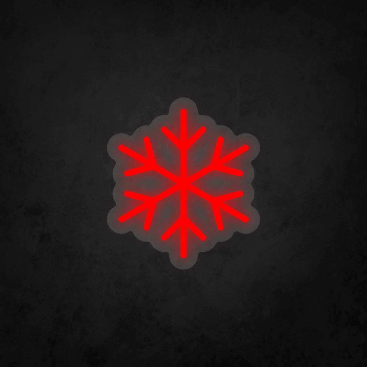 LED Neon Sign - Snowflake - B