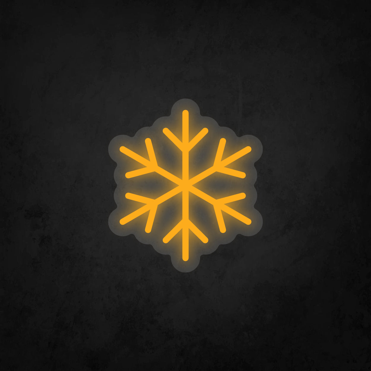 LED Neon Sign - Snowflake - B