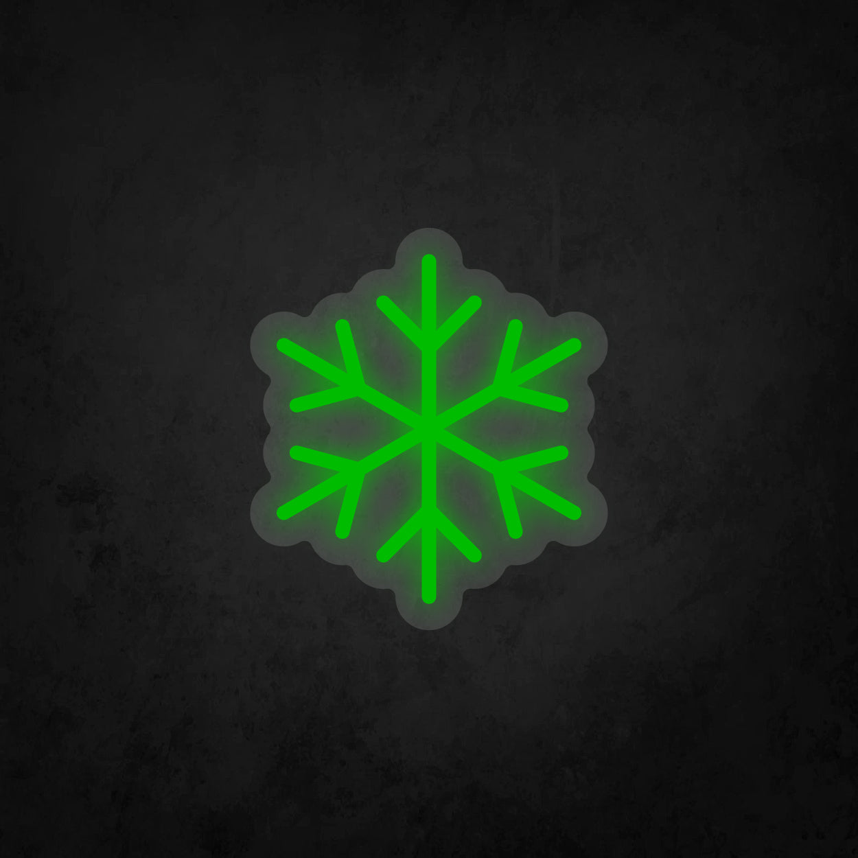 LED Neon Sign - Snowflake - B