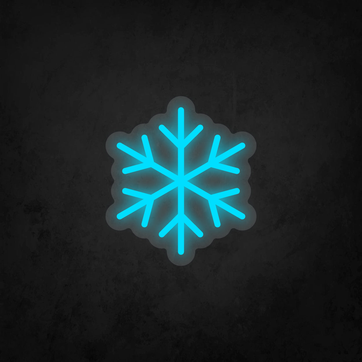 LED Neon Sign - Snowflake - B