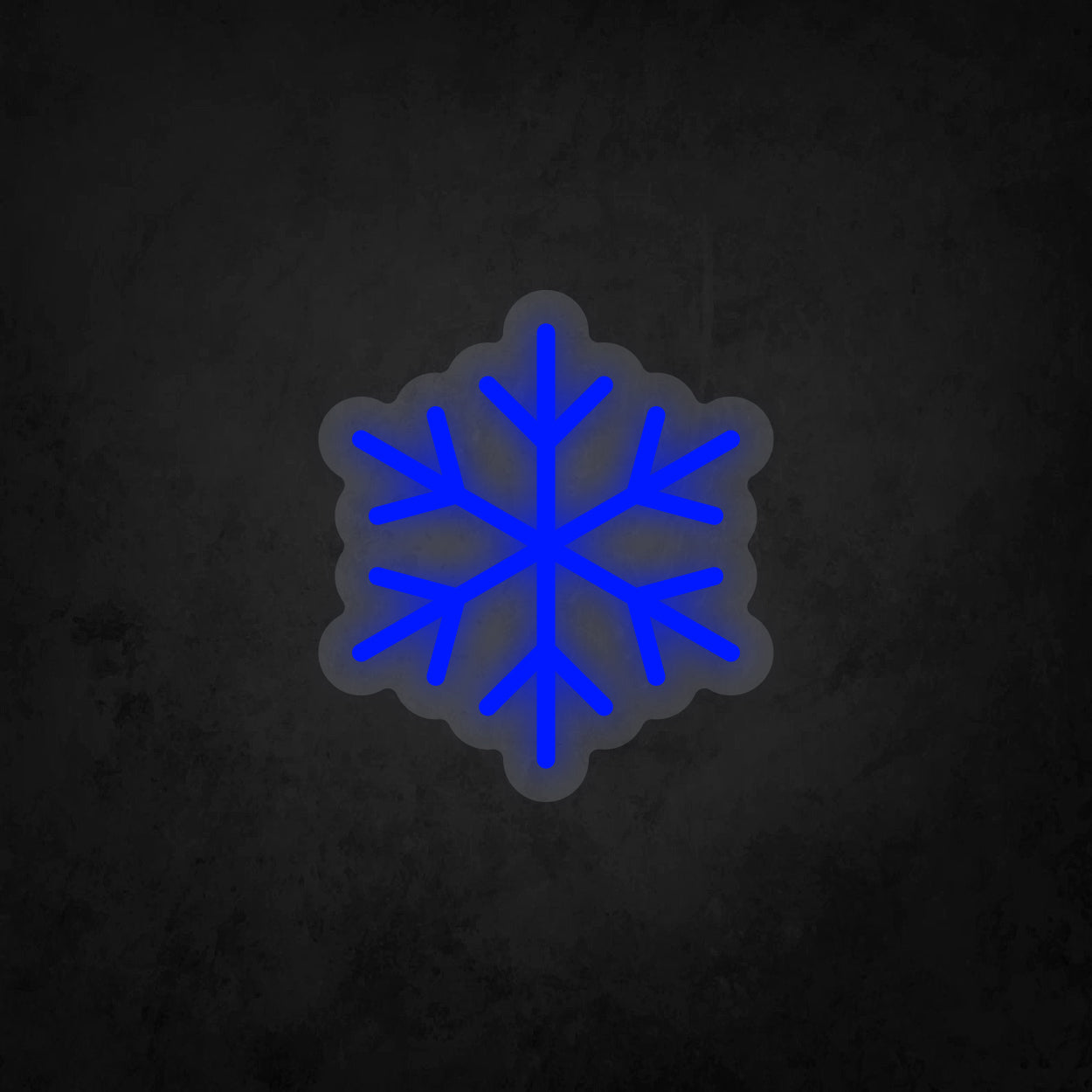 LED Neon Sign - Snowflake - B
