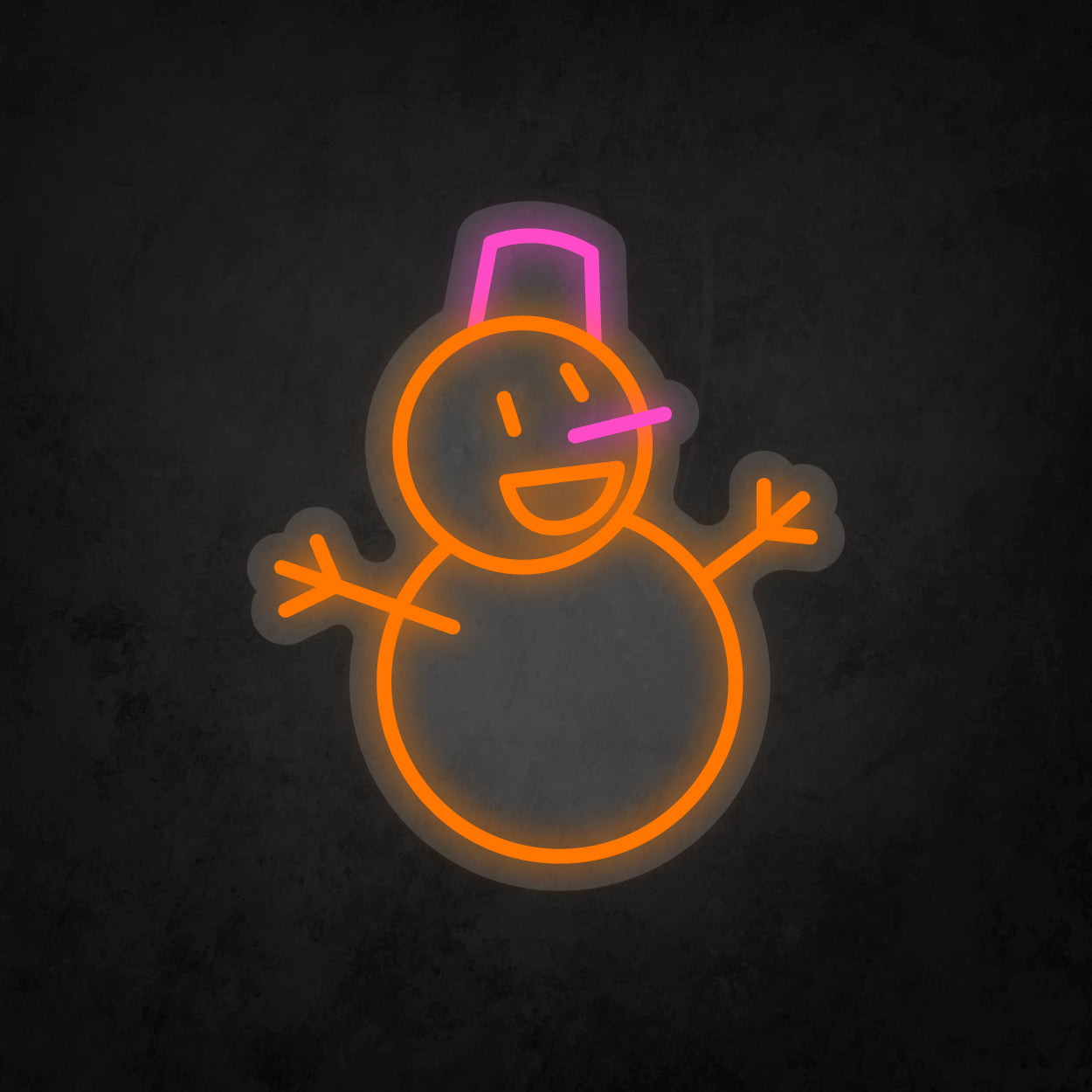 LED Neon Sign - Snowman