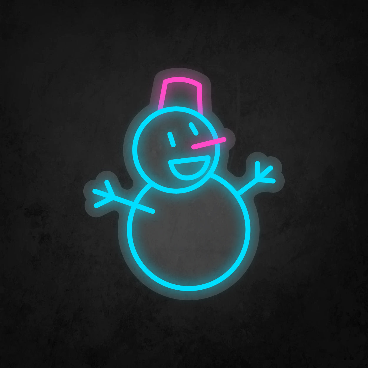LED Neon Sign - Snowman