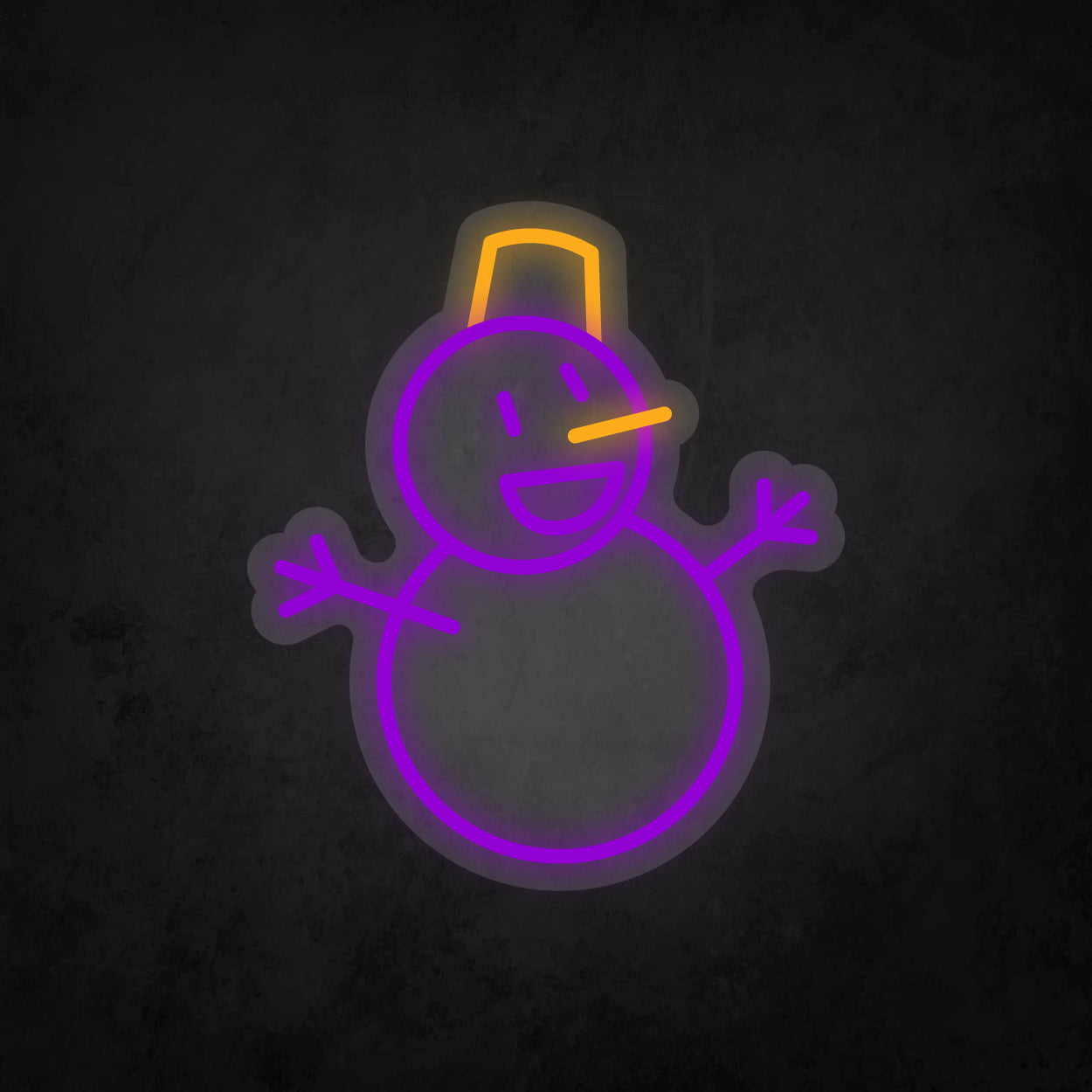 LED Neon Sign - Snowman