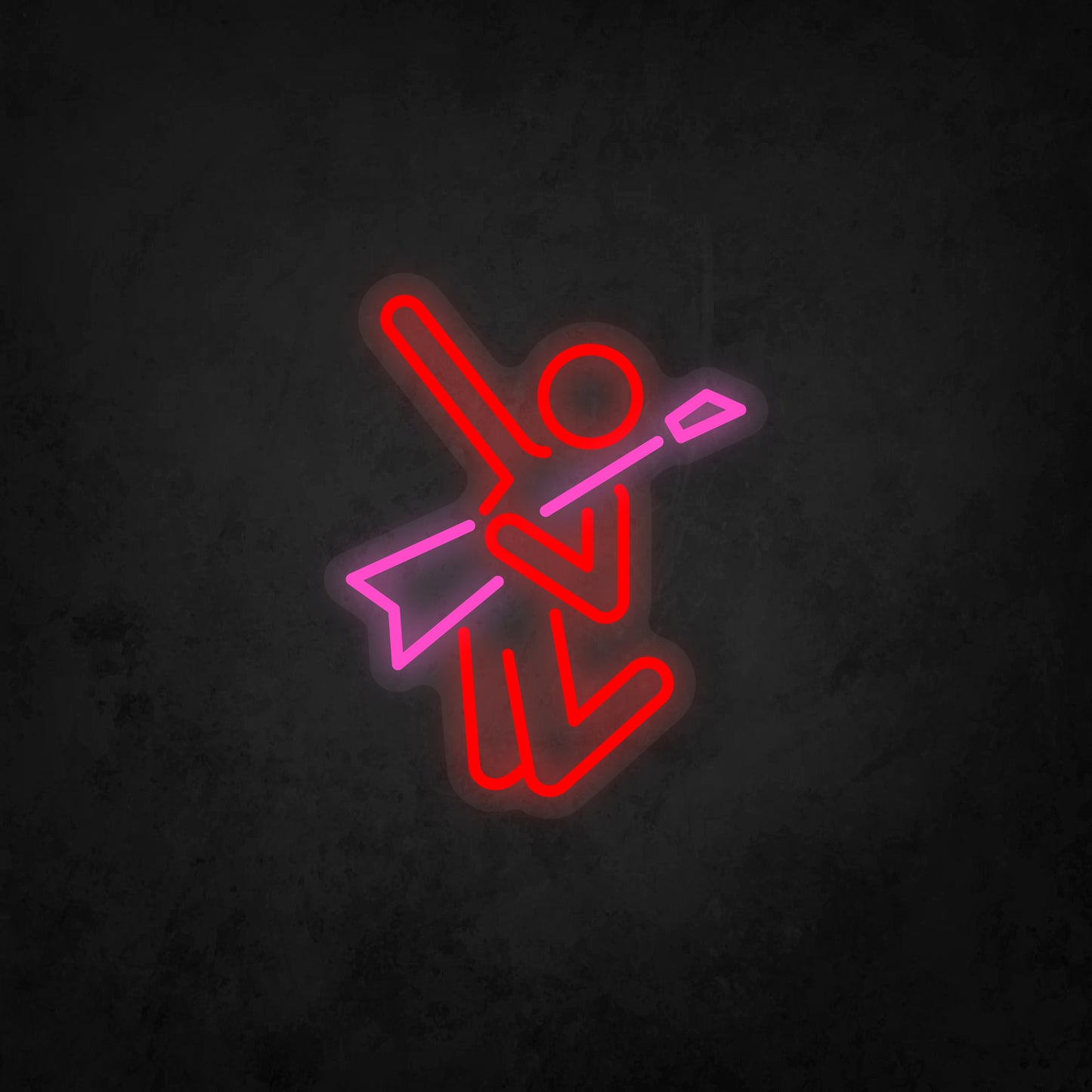 LED Neon Sign - Solo Guitar Player
