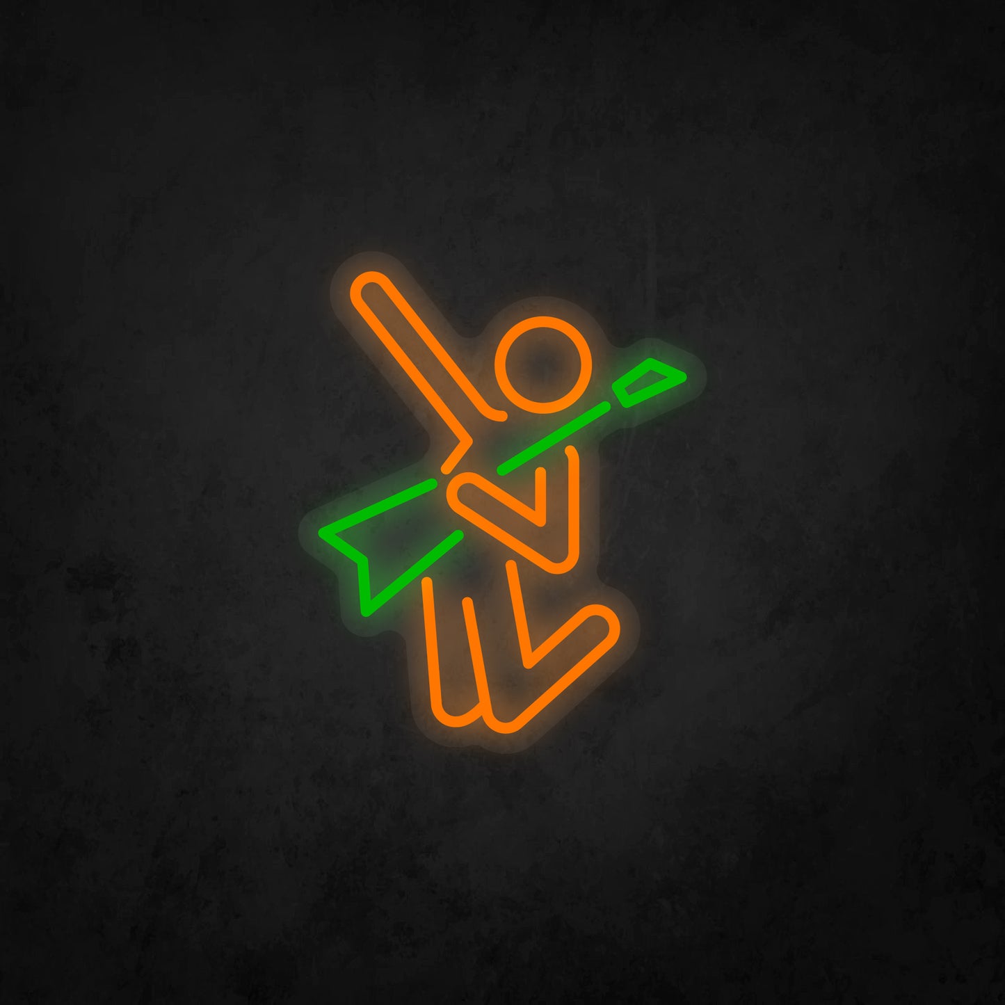 LED Neon Sign - Solo Guitar Player