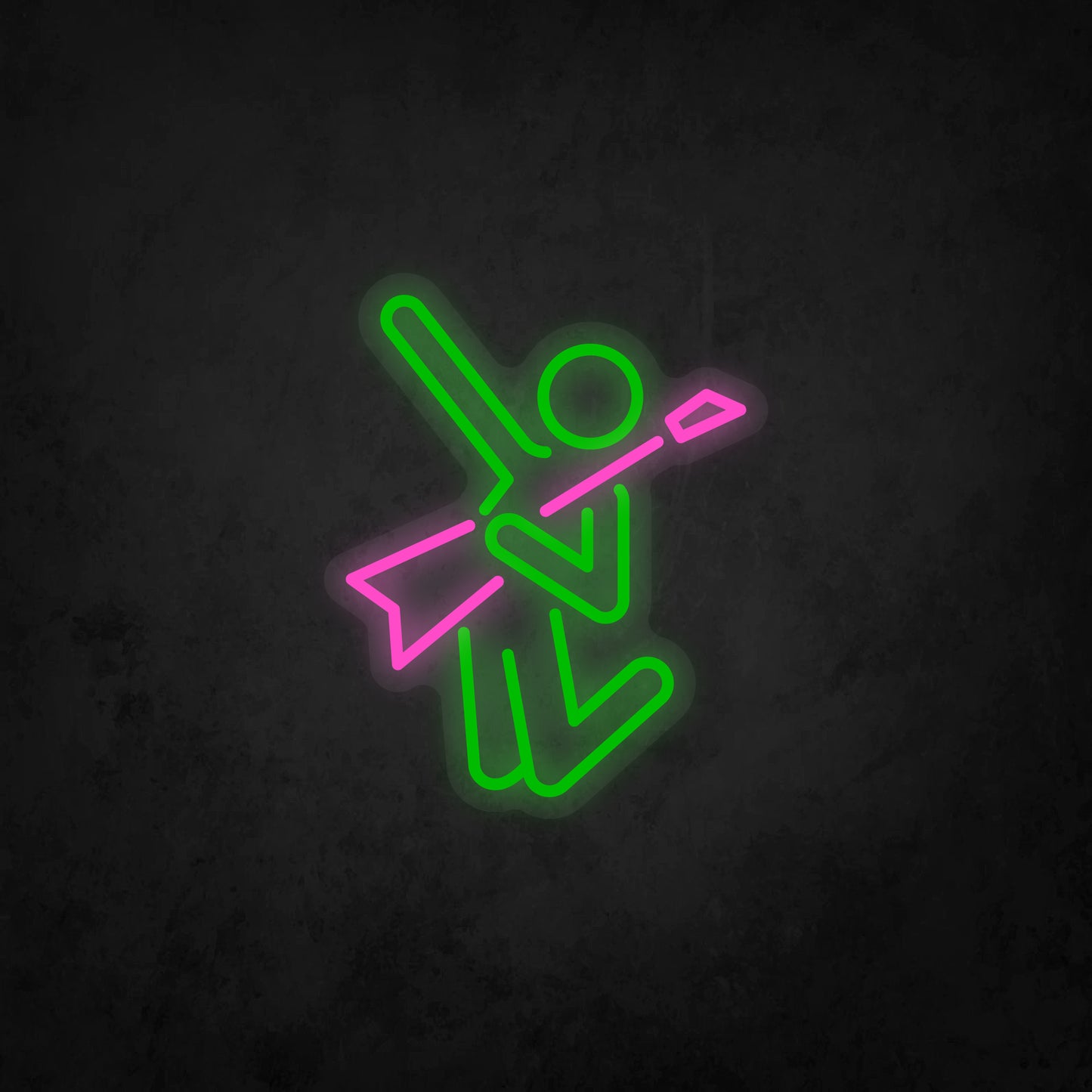 LED Neon Sign - Solo Guitar Player