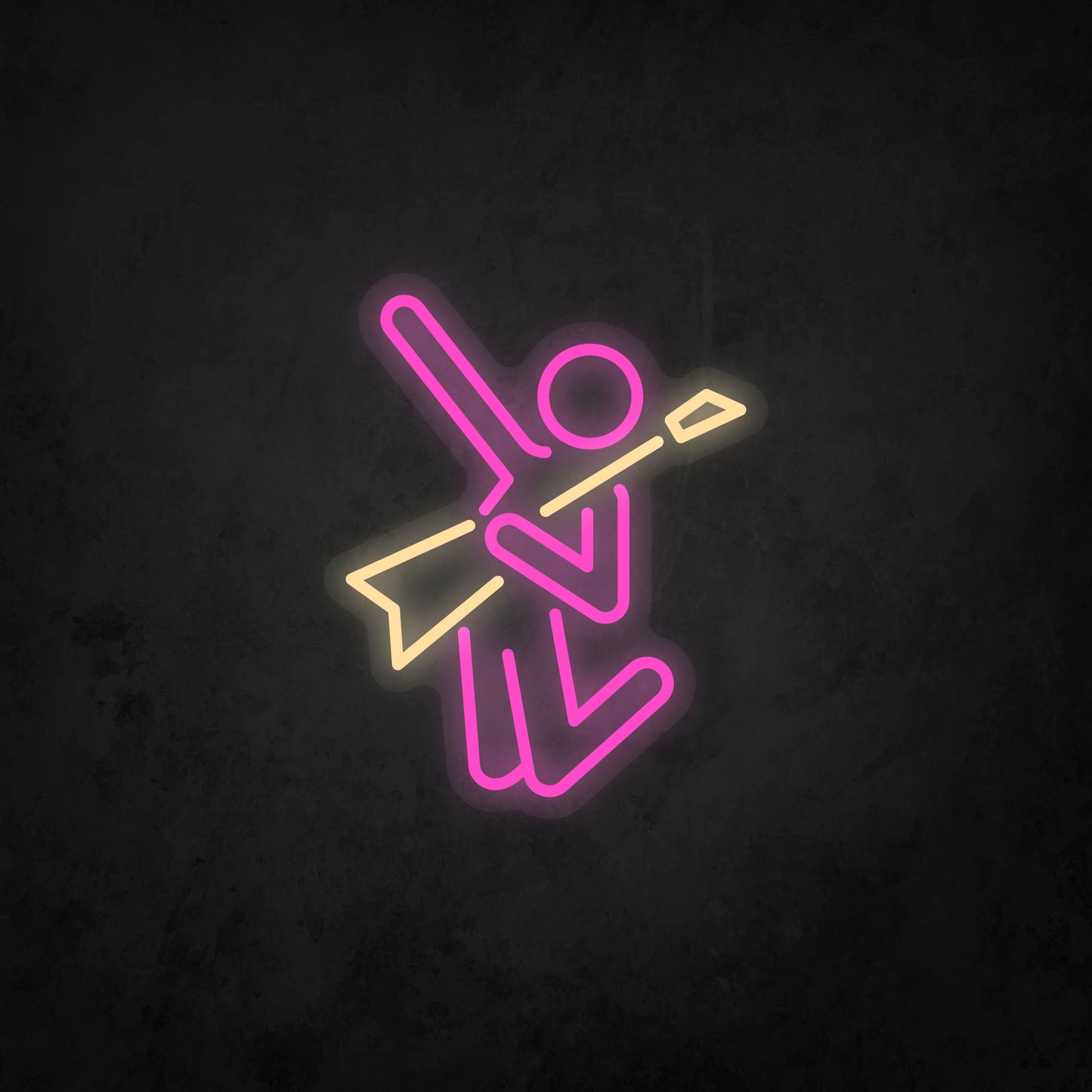 LED Neon Sign - Solo Guitar Player