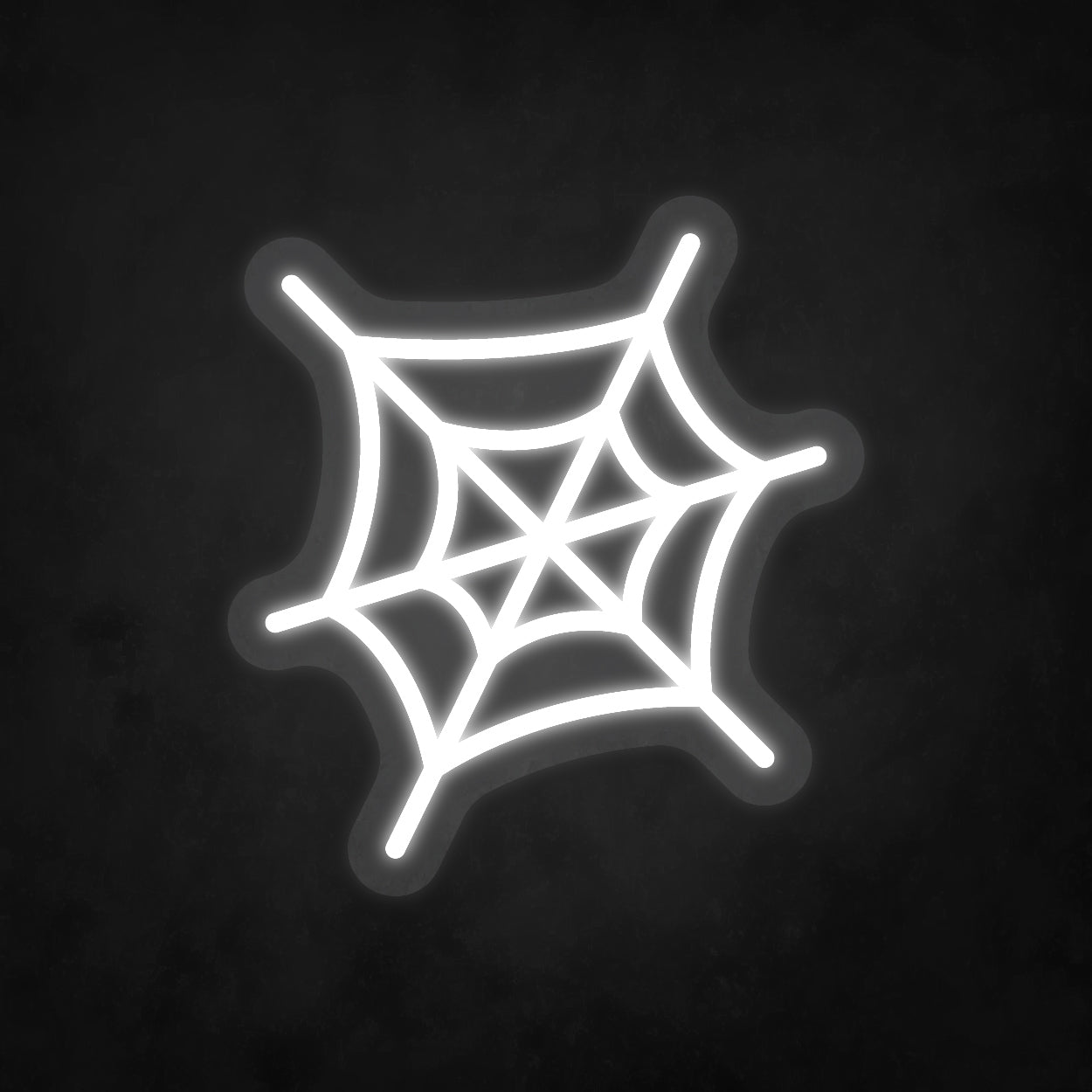 LED Neon Sign - Spider Web - Small