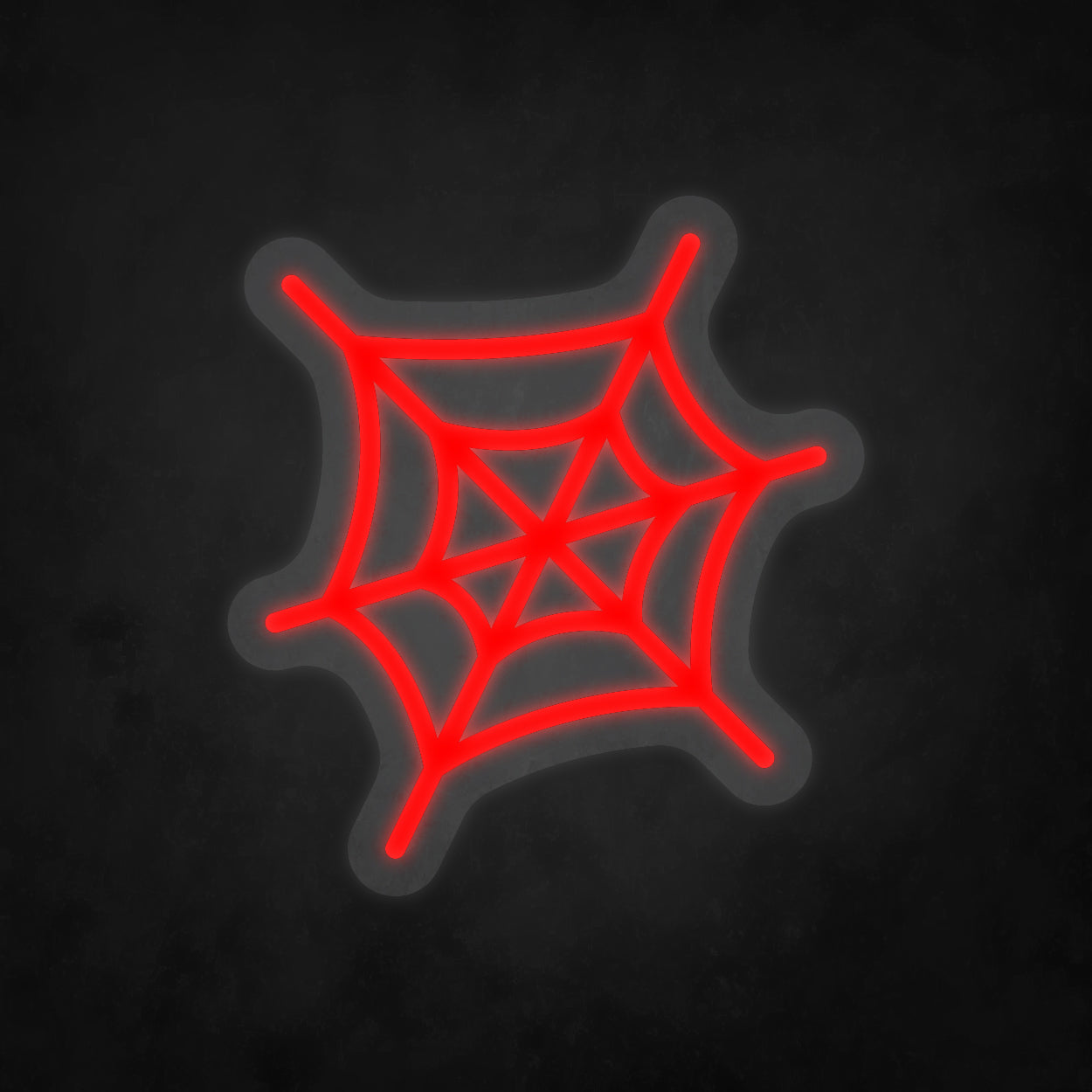 LED Neon Sign - Spider Web - Small