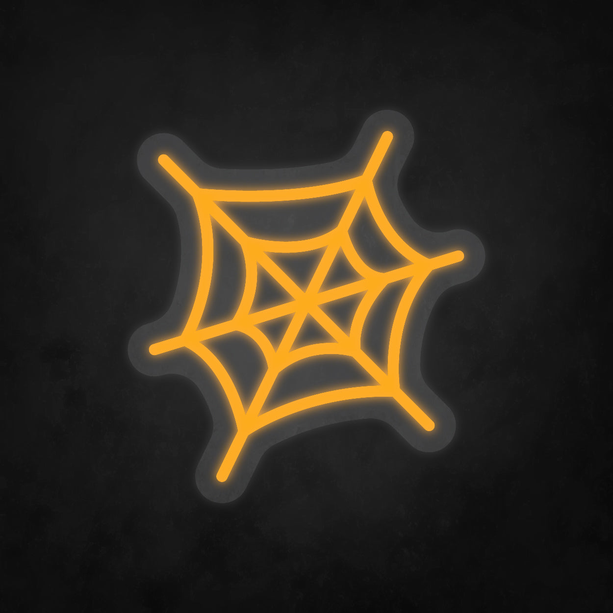 LED Neon Sign - Spider Web - Small