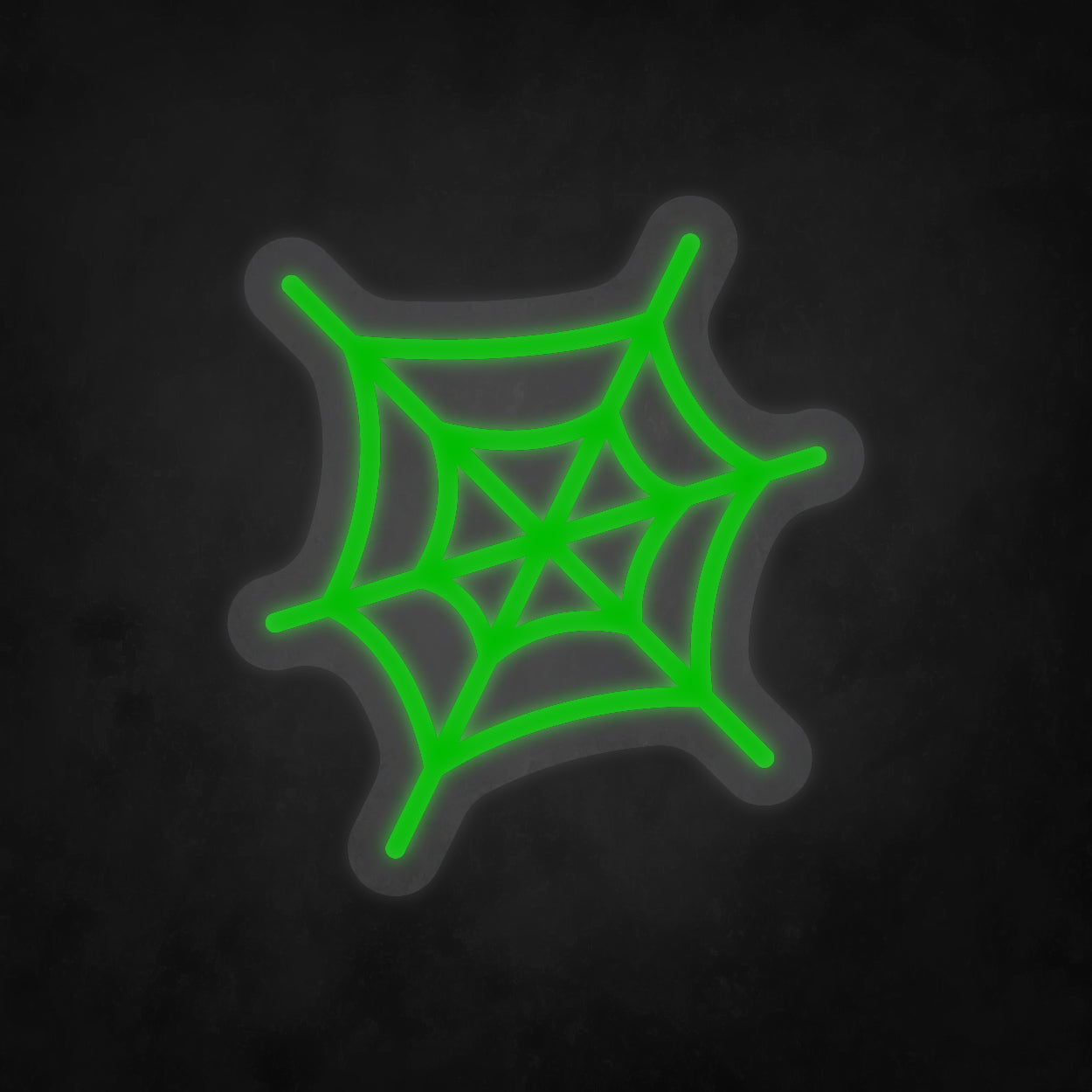 LED Neon Sign - Spider Web - Small