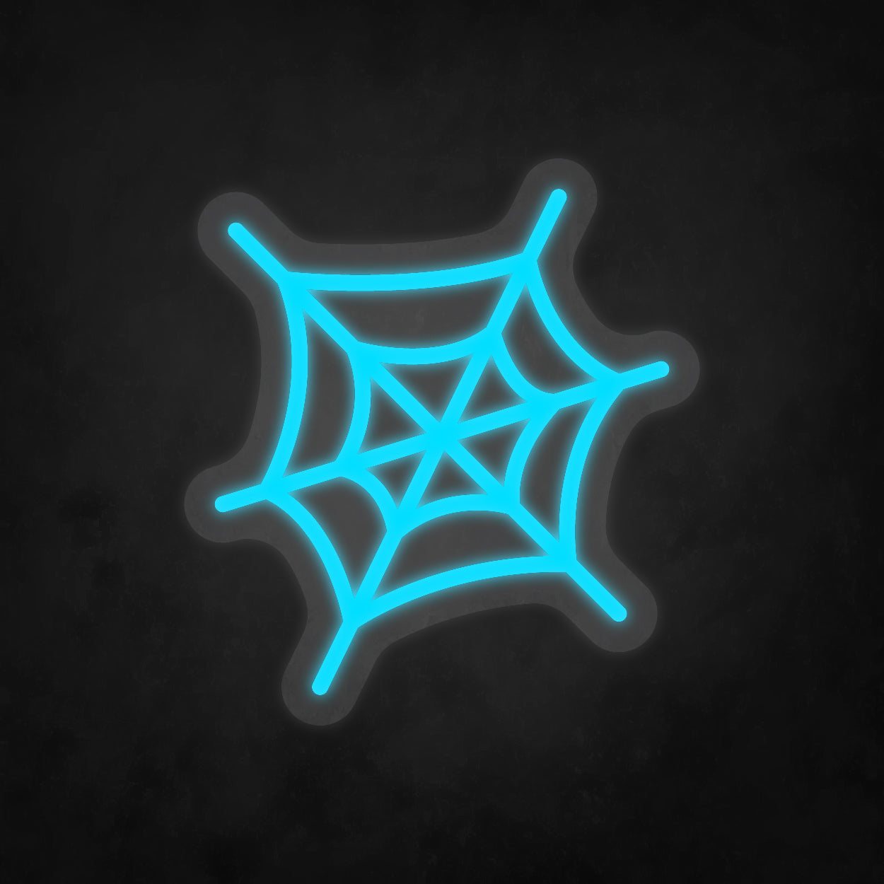 LED Neon Sign - Spider Web - Small