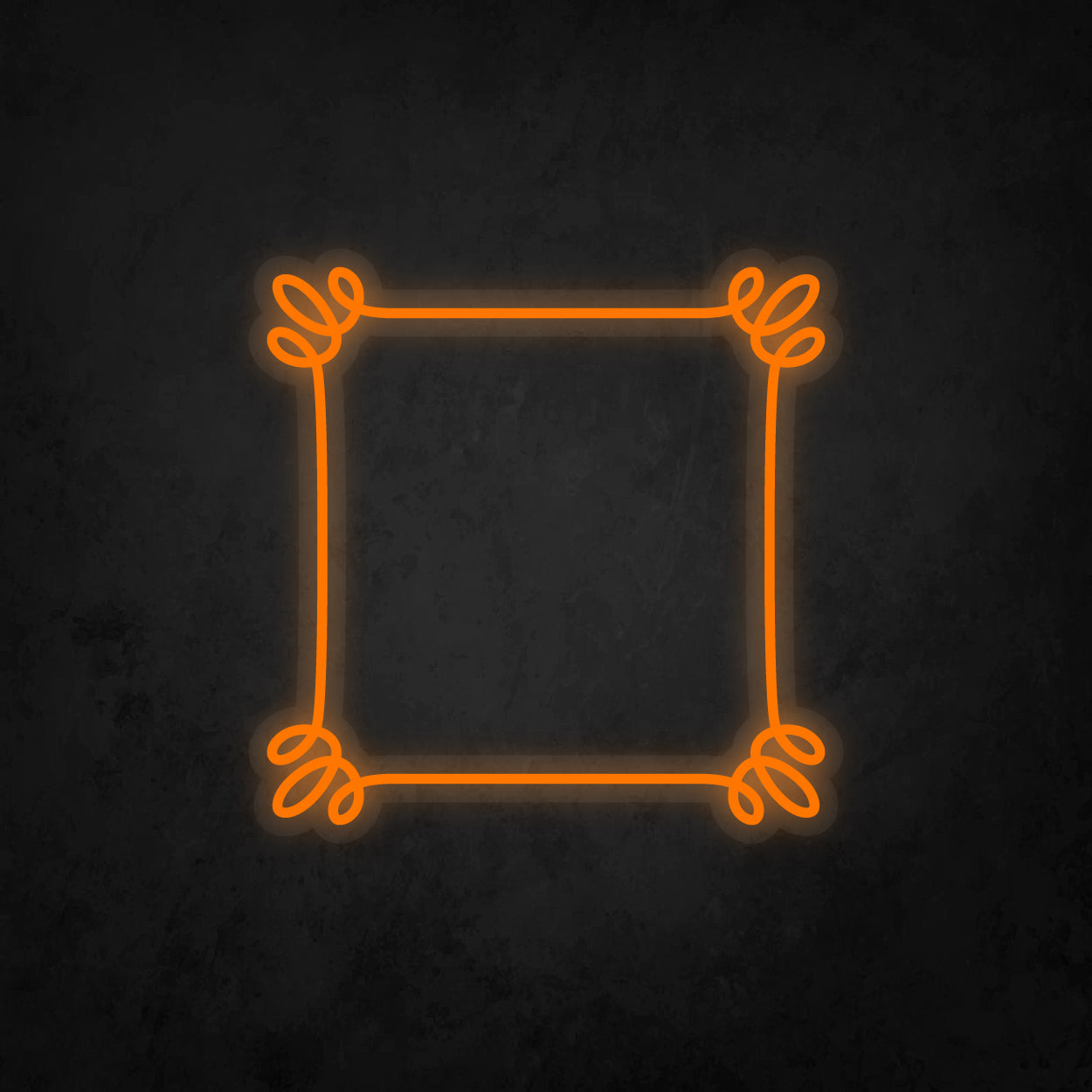 LED Neon Sign - Square Frame 14x15