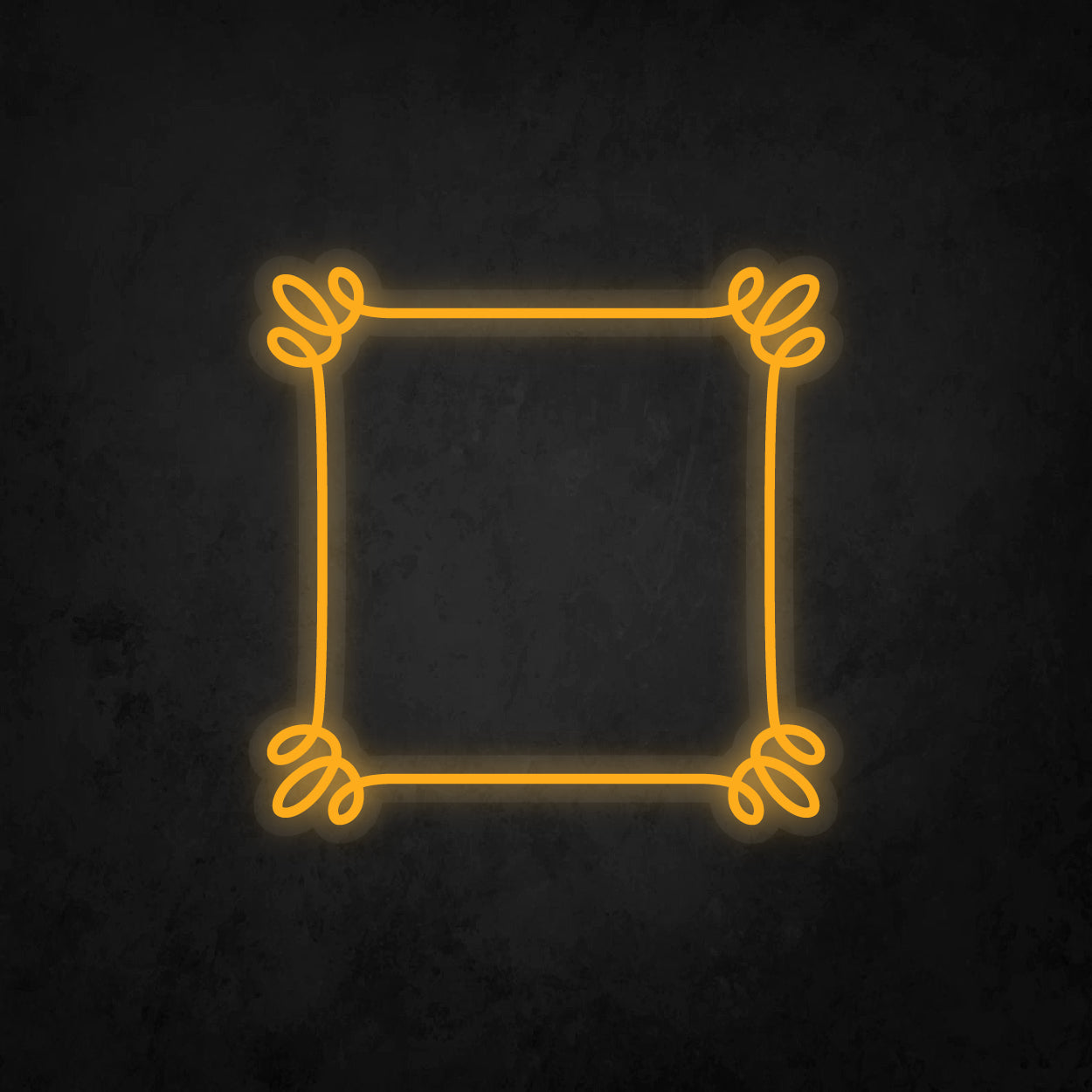 LED Neon Sign - Square Frame 14x15