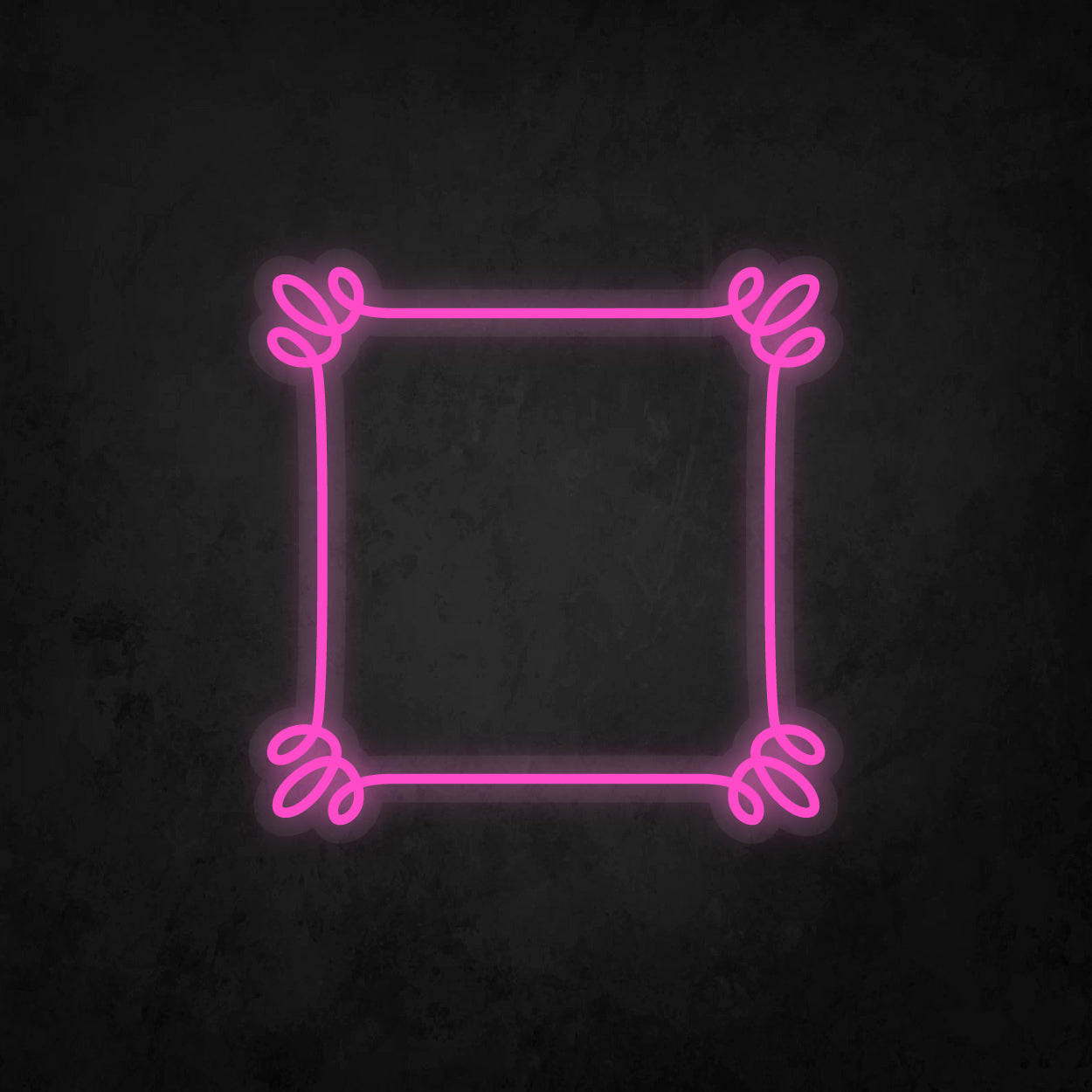 LED Neon Sign - Square Frame 14x15