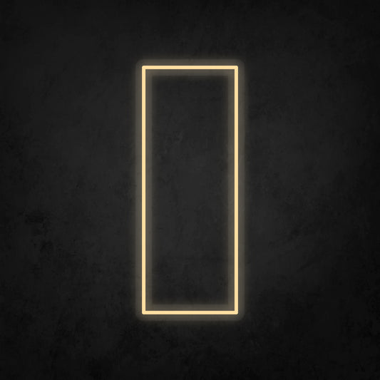 LED Neon Sign - Square Frame 8x22