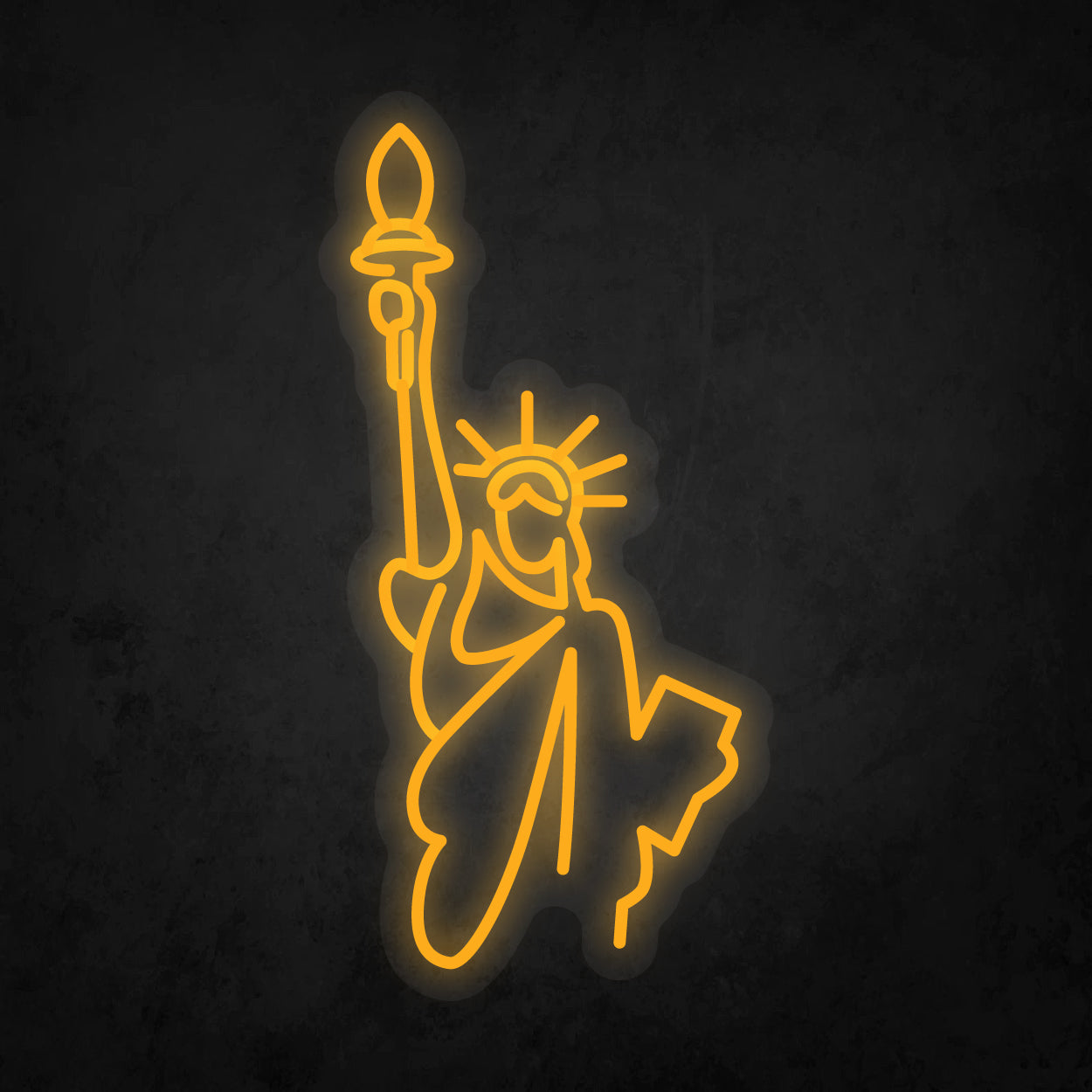 LED Neon Sign - Statue of Liberty Small