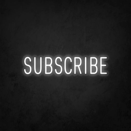 LED Neon Sign - Subscribe